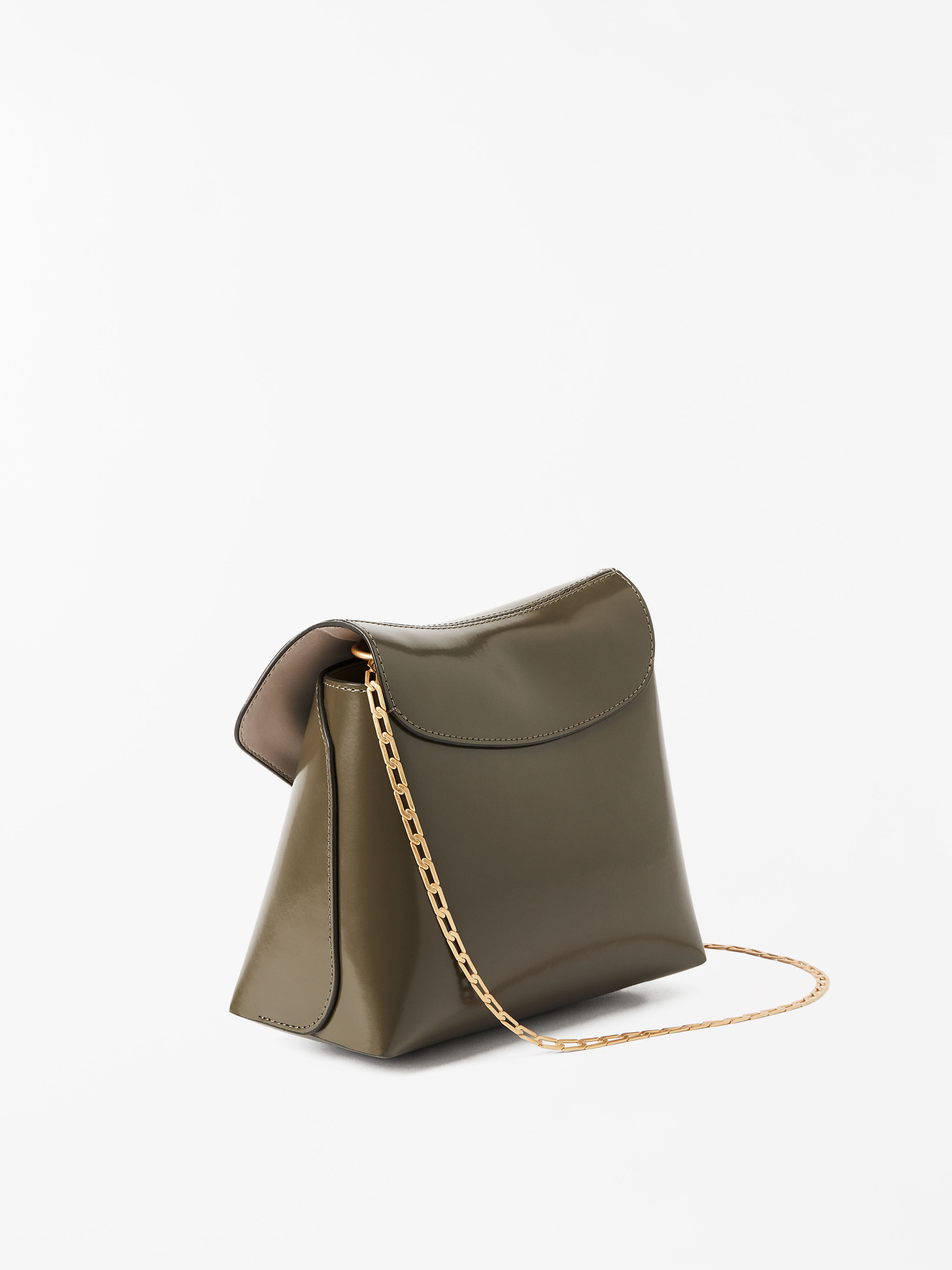 Cos structured leather shoulder bag 2025