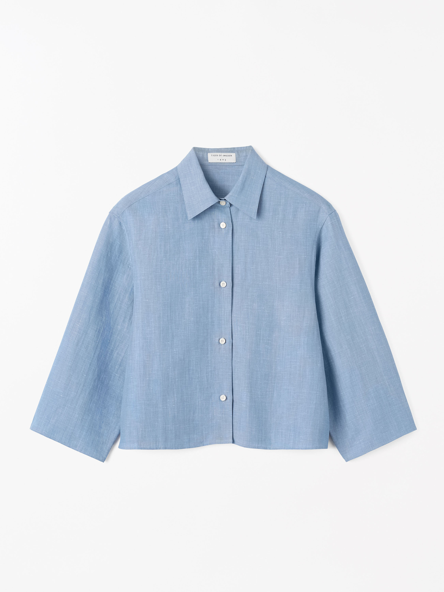 Corins Cropped Linen Shirt