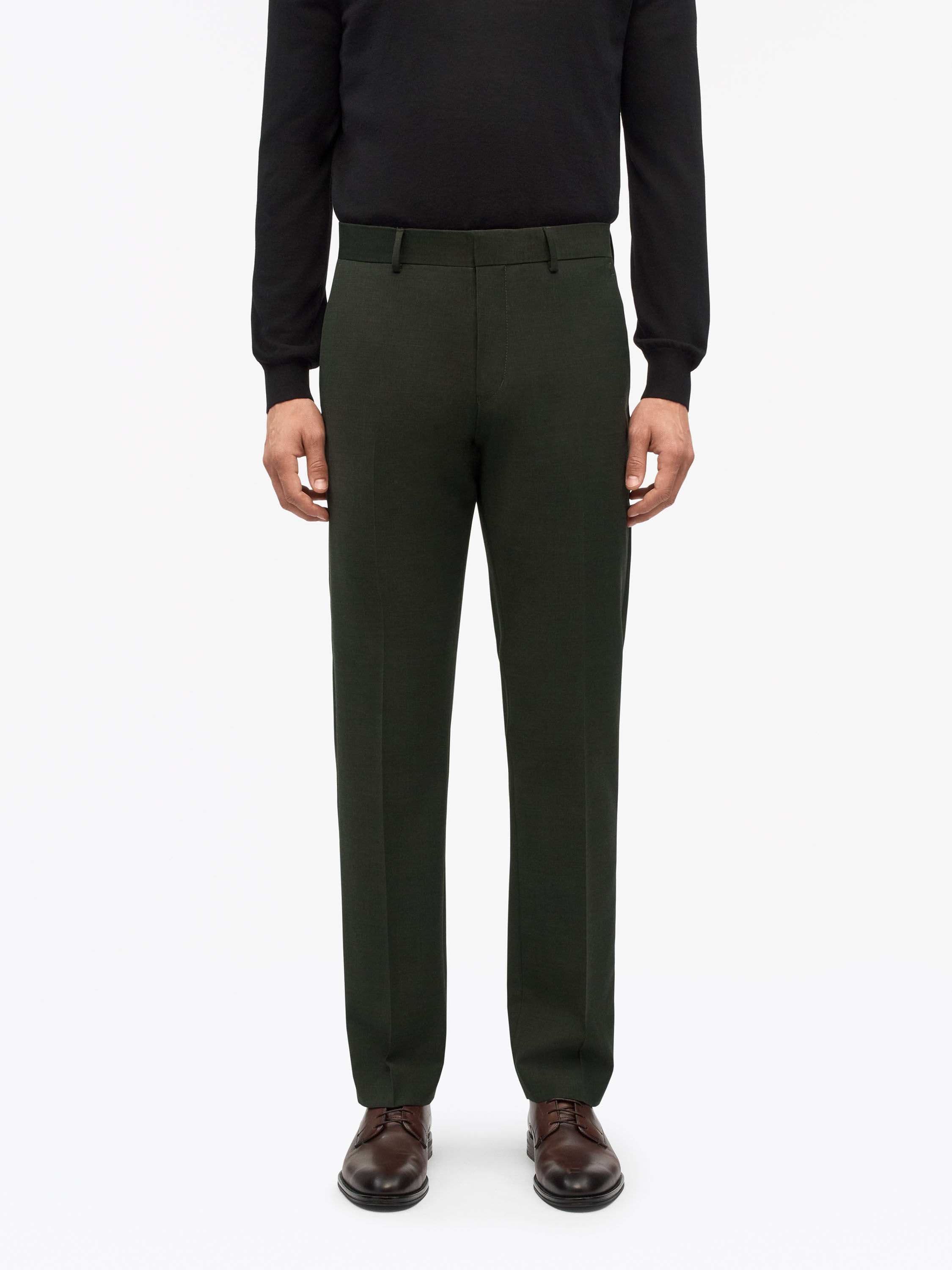 Tenses Wool Blend Trousers
