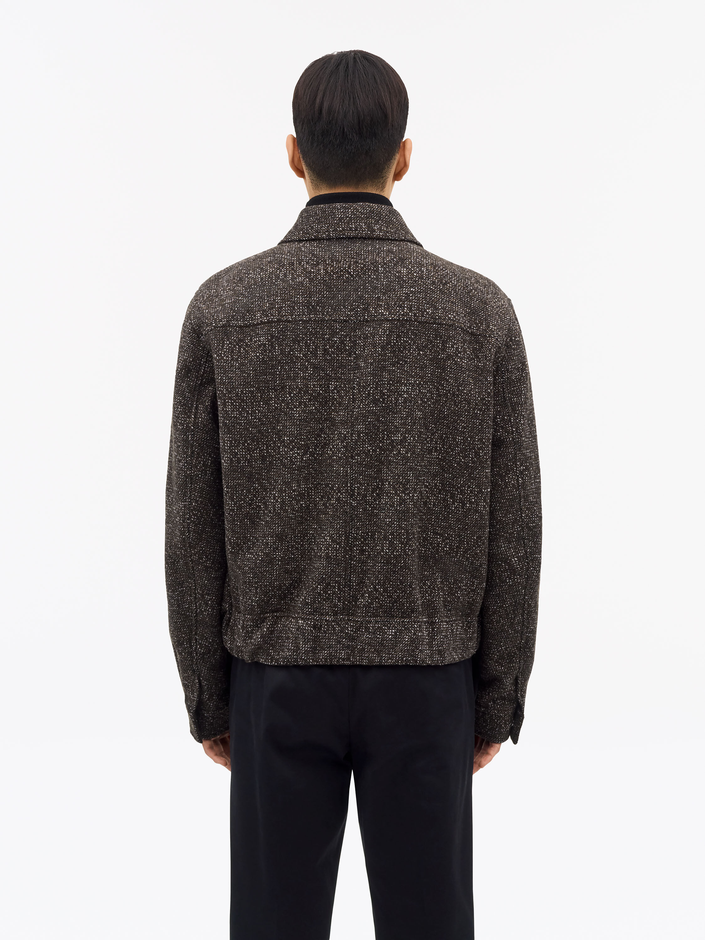eaphi WOOL TWEED JACKET グレー　新品　未使用　ジャケット Eaphi wool tweed jacket gray