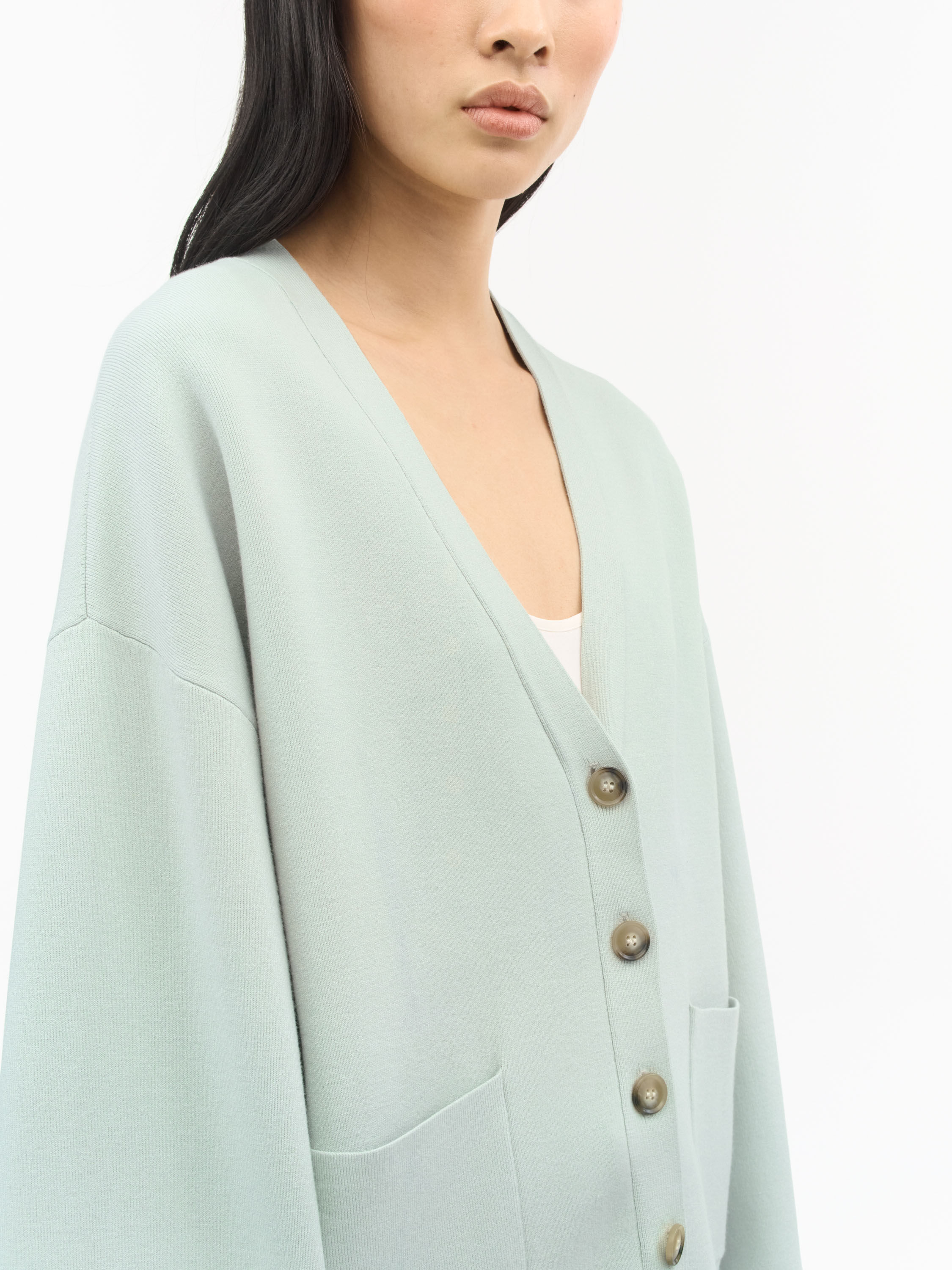 Silvyiya Heavy-Knit Cardigan 