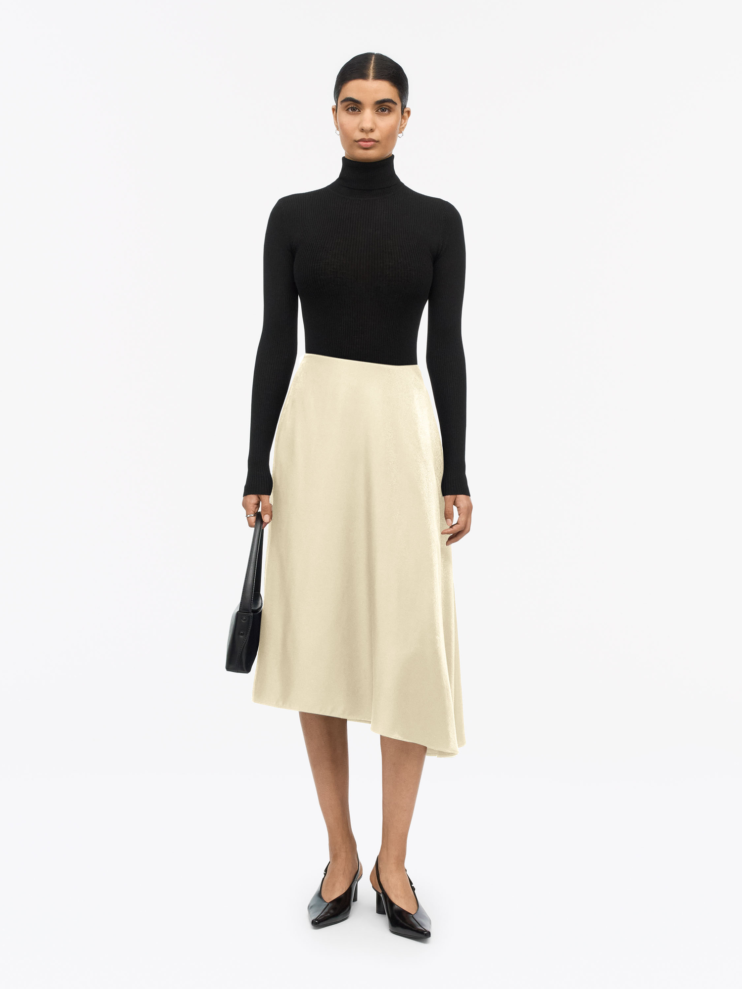 Reylynn Evening Satin Skirt