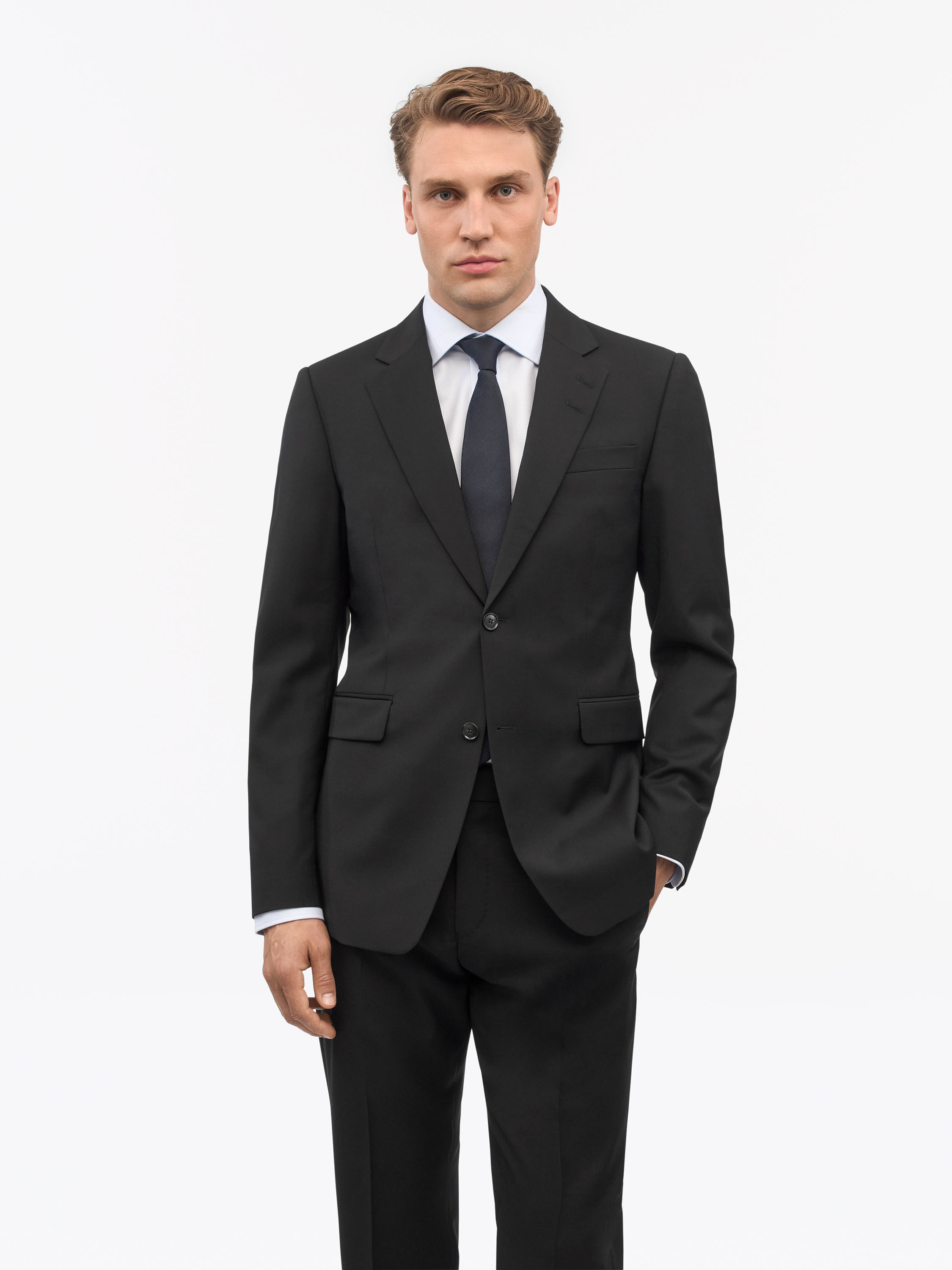 Justin Semi Slim-fit Wool Suit