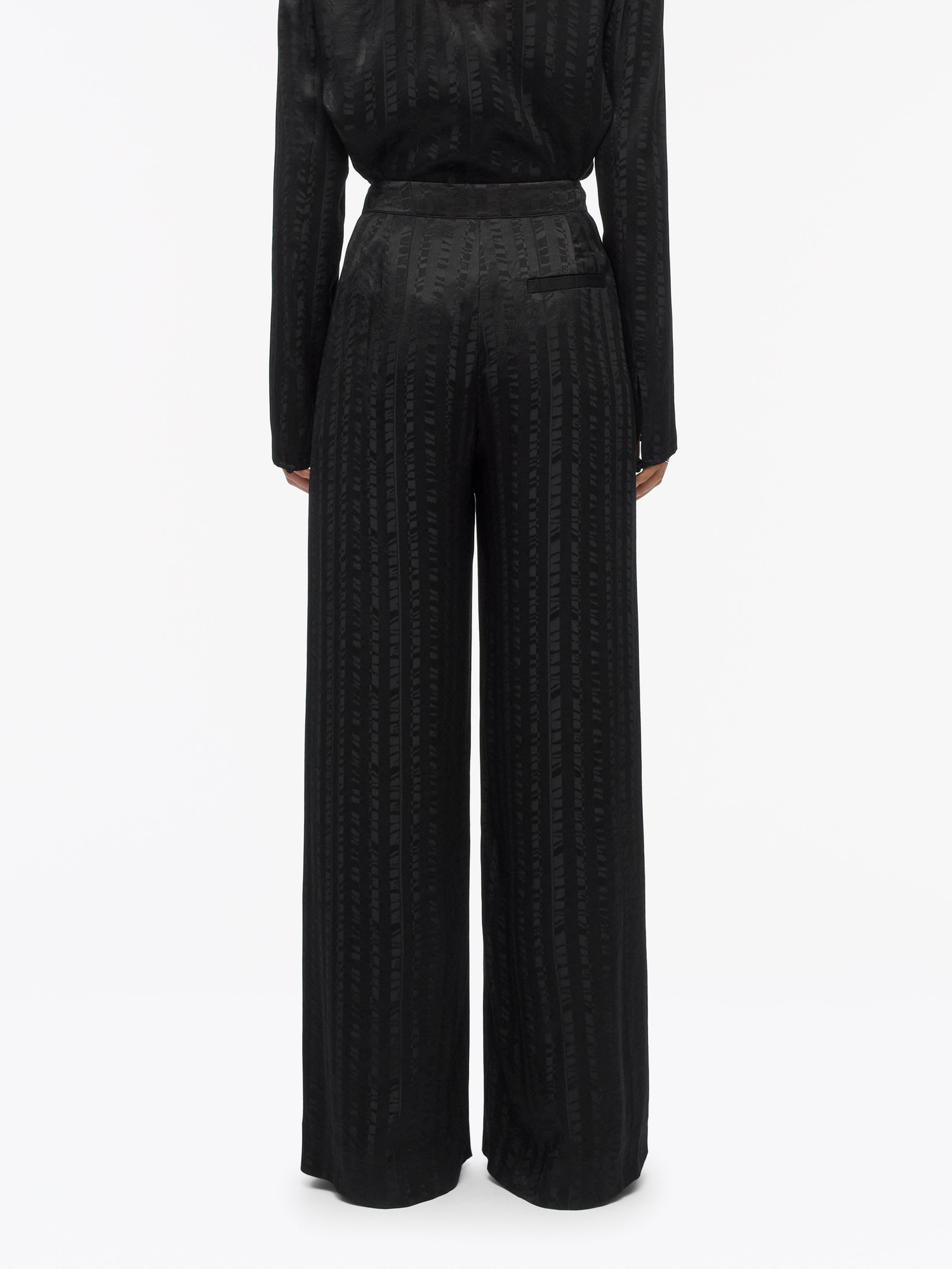 Cora Tiger Stripe Jacquard Trousers