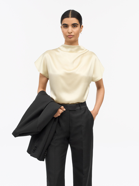 Lei Evening Satin Blouse