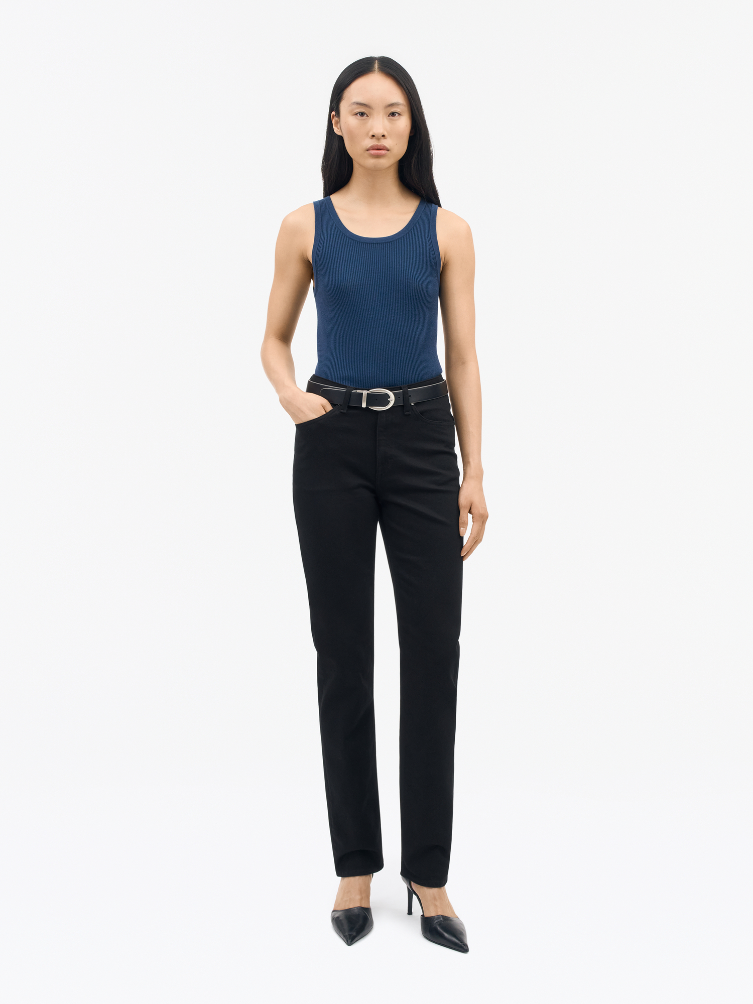 Rayer Classic Rib Knit Top