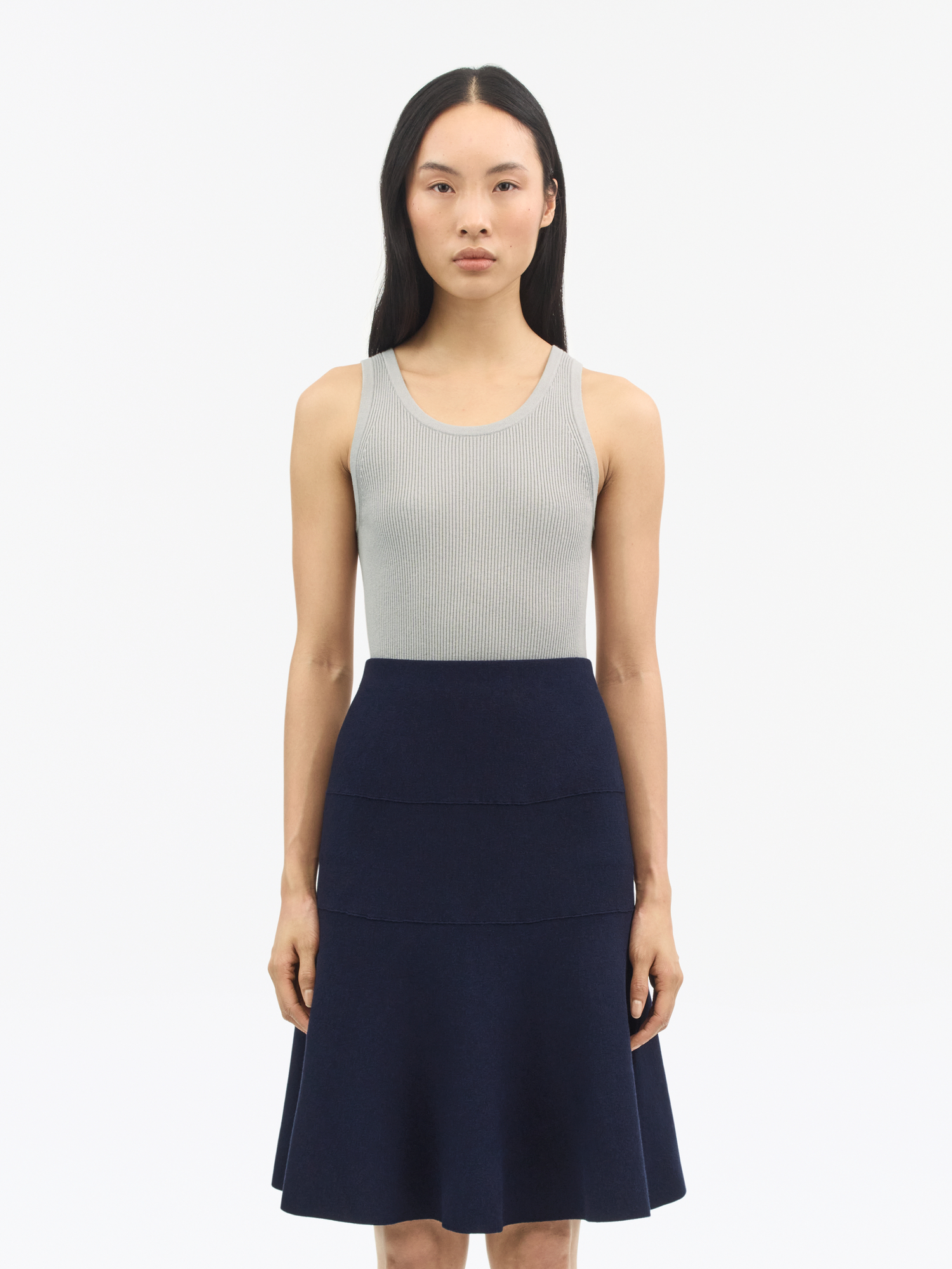 Slim-fit Edwige Knitted Skirt