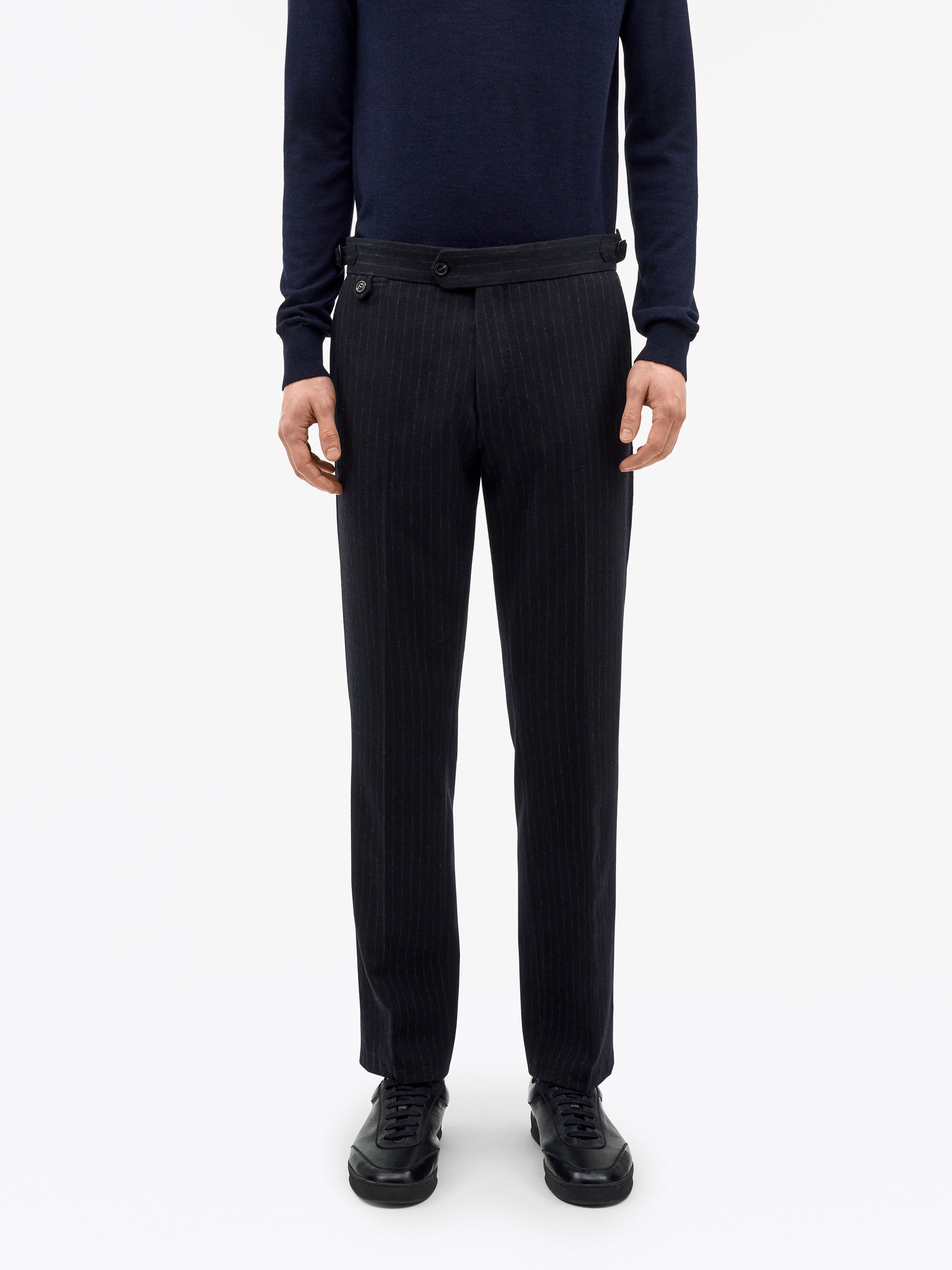 Tense A Pinstripe Trousers