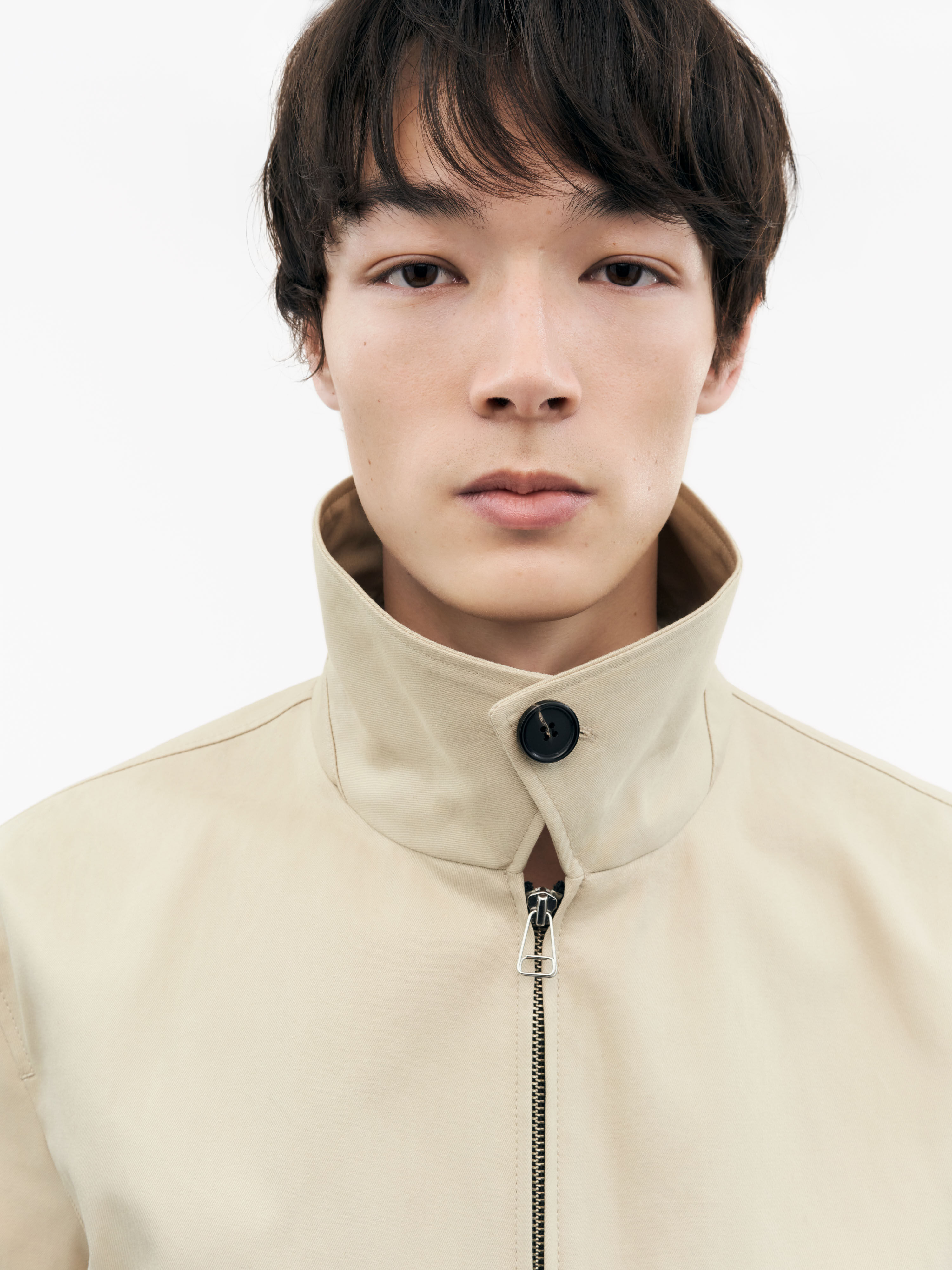 Harrington-style beige Eevert Jacket | Tiger Of Sweden