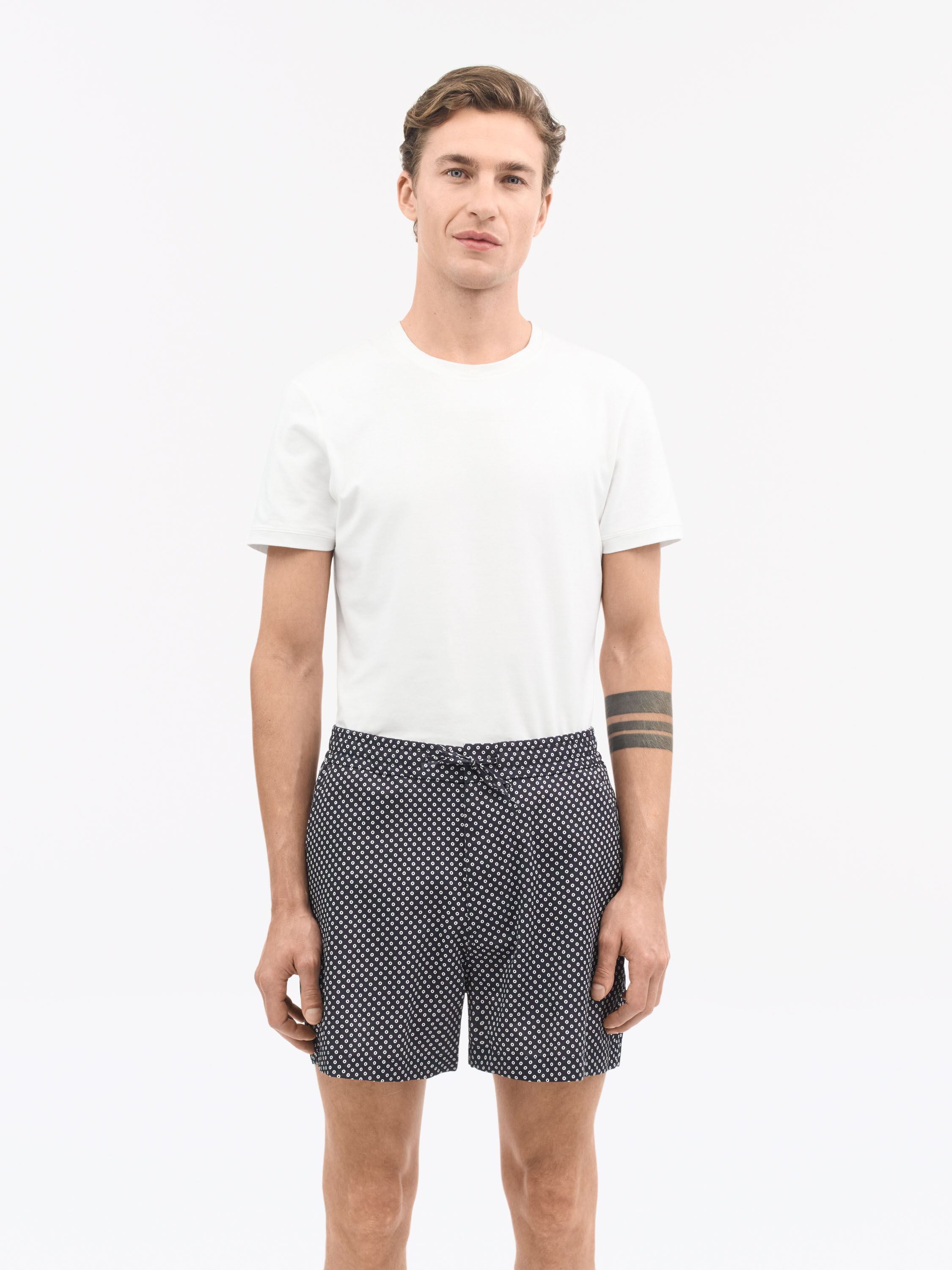 Twolum Mid-Rise Shorts