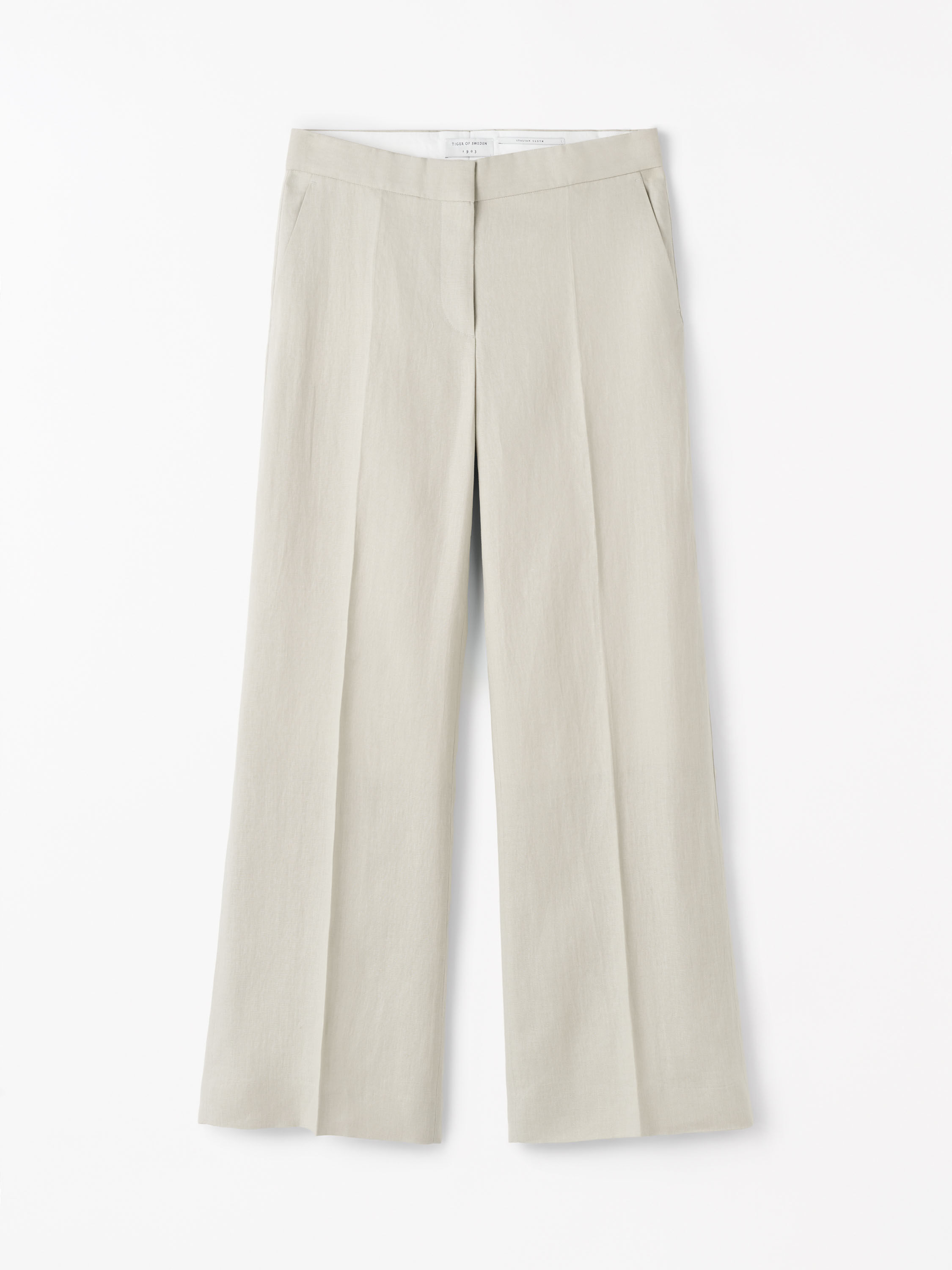 Irit Flared Linen Trousers