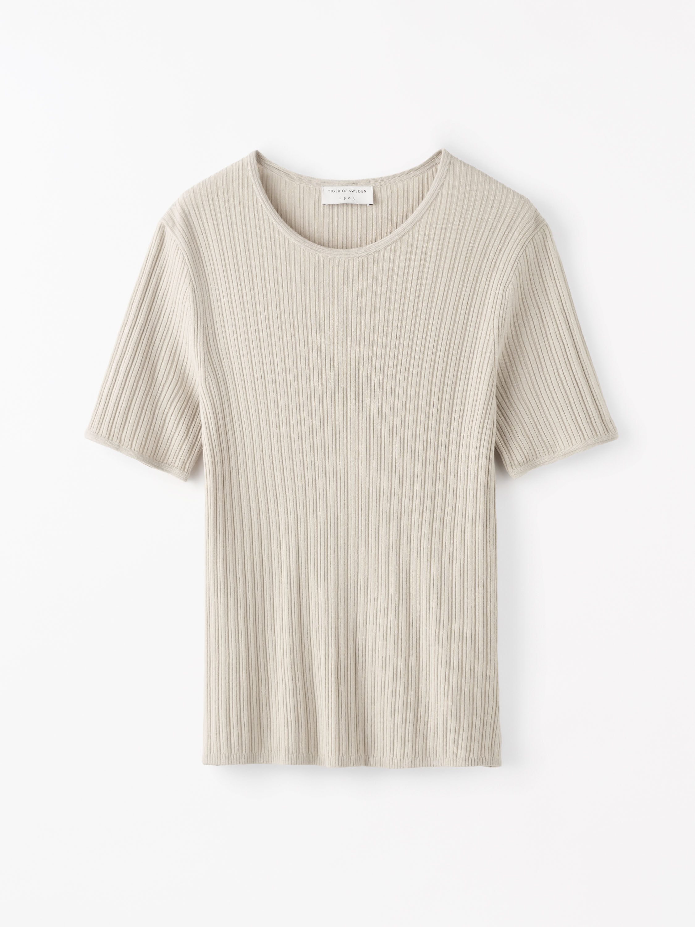 Mae Knitted Ribbed T-shirt