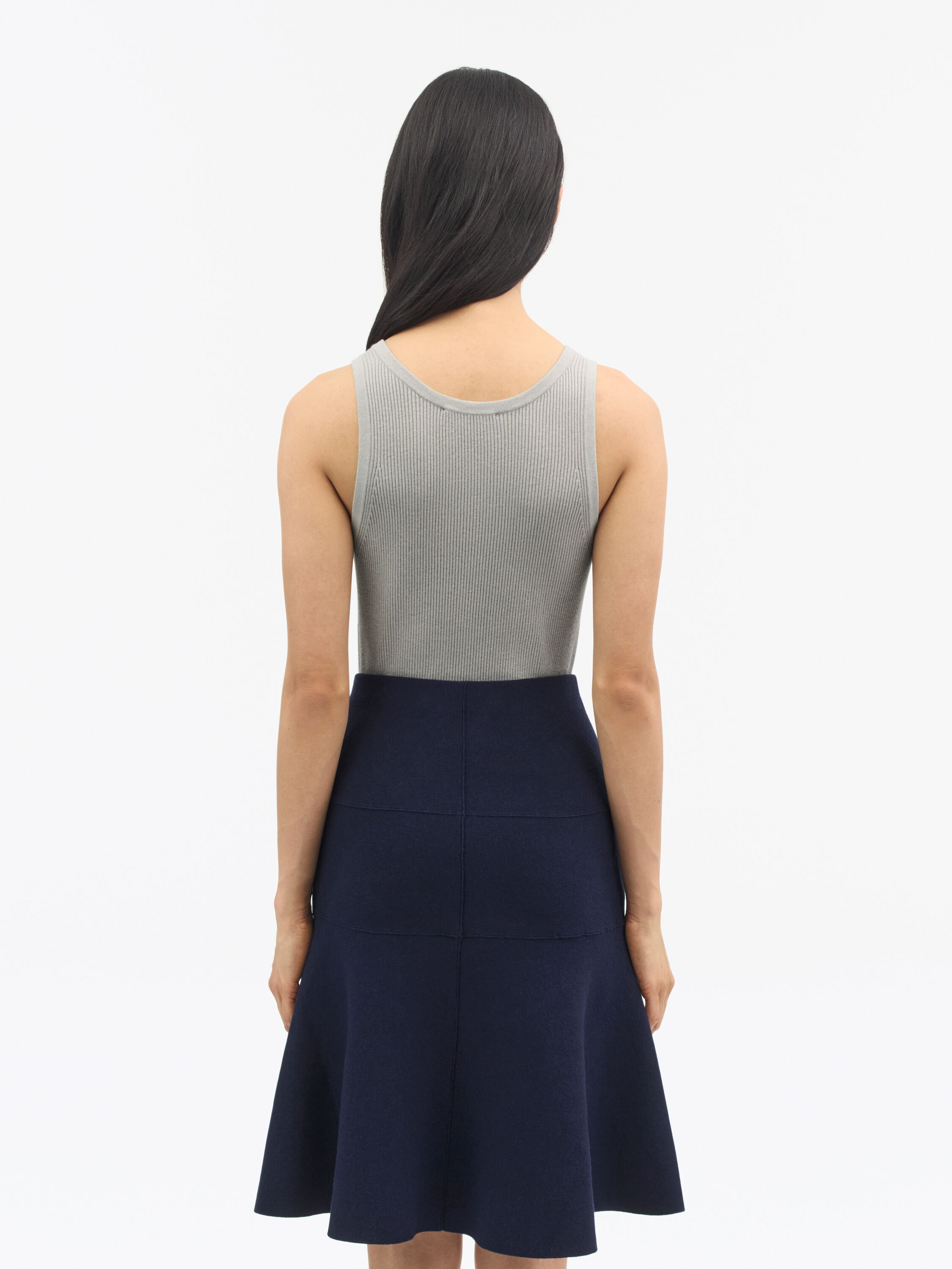 Jupe Cintr&eacute;e En Maille Edwige