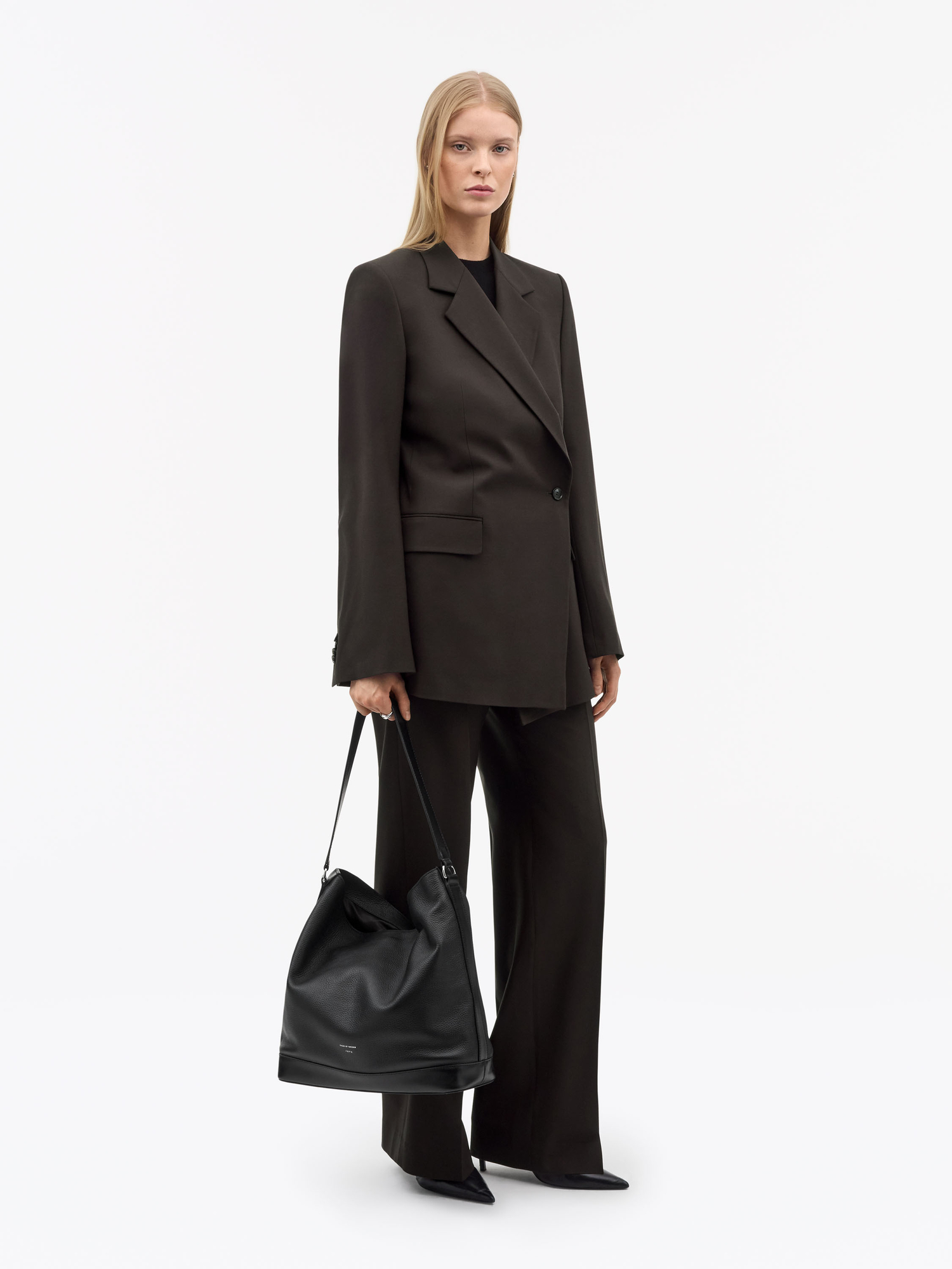 Foru Tasche Aus Genarbtem Leder