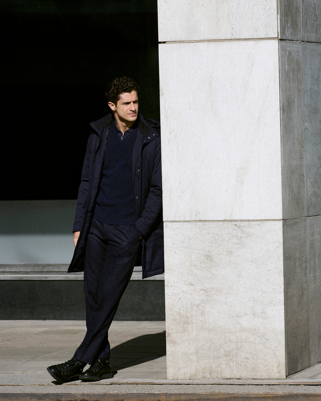 Long puffer jacket