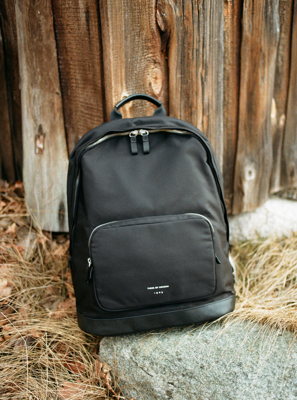 black men's backpack