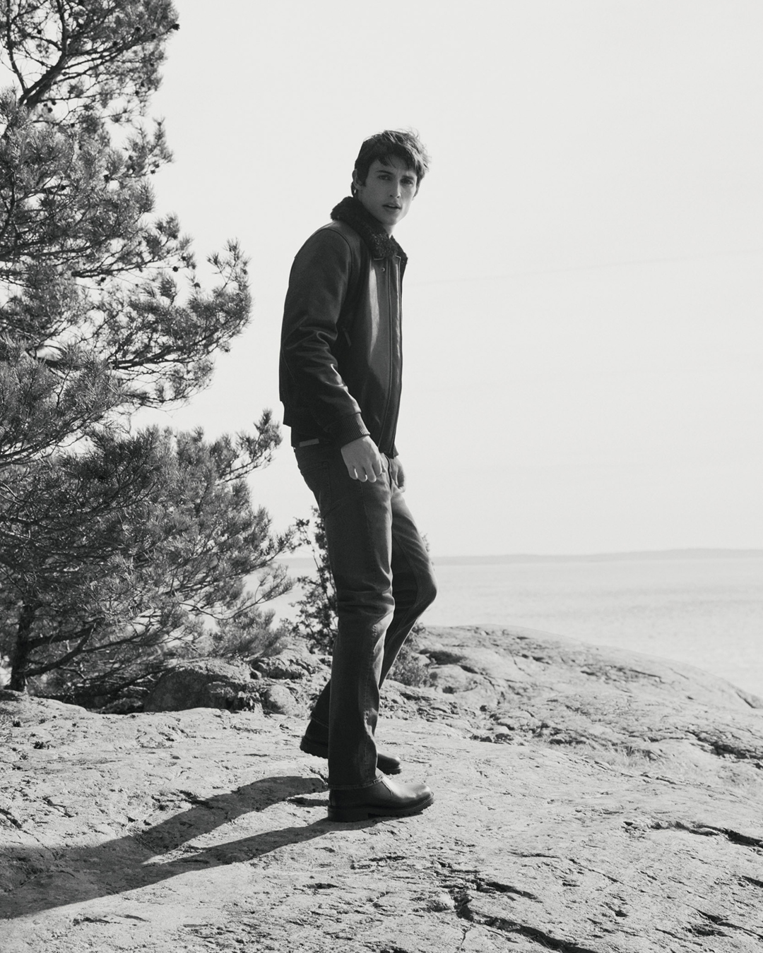 man in jacket and jeans
