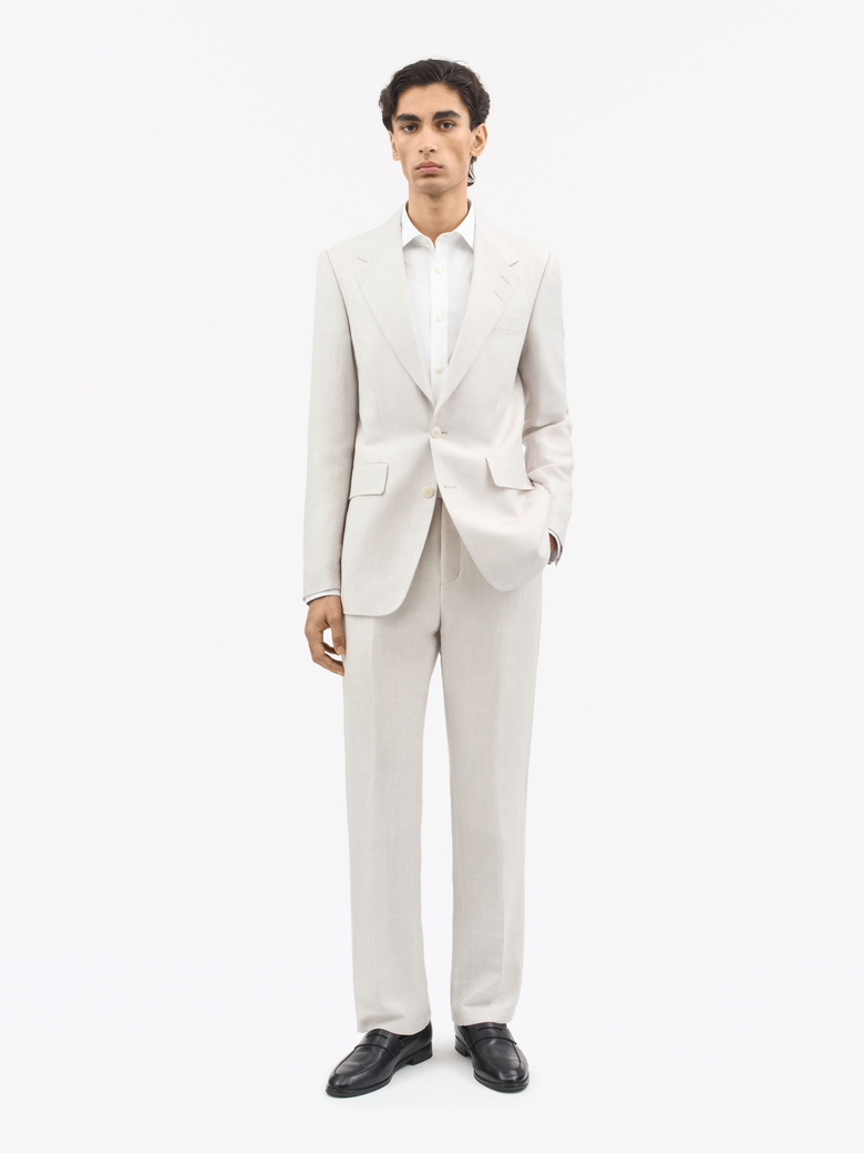 Jon suit in light grey