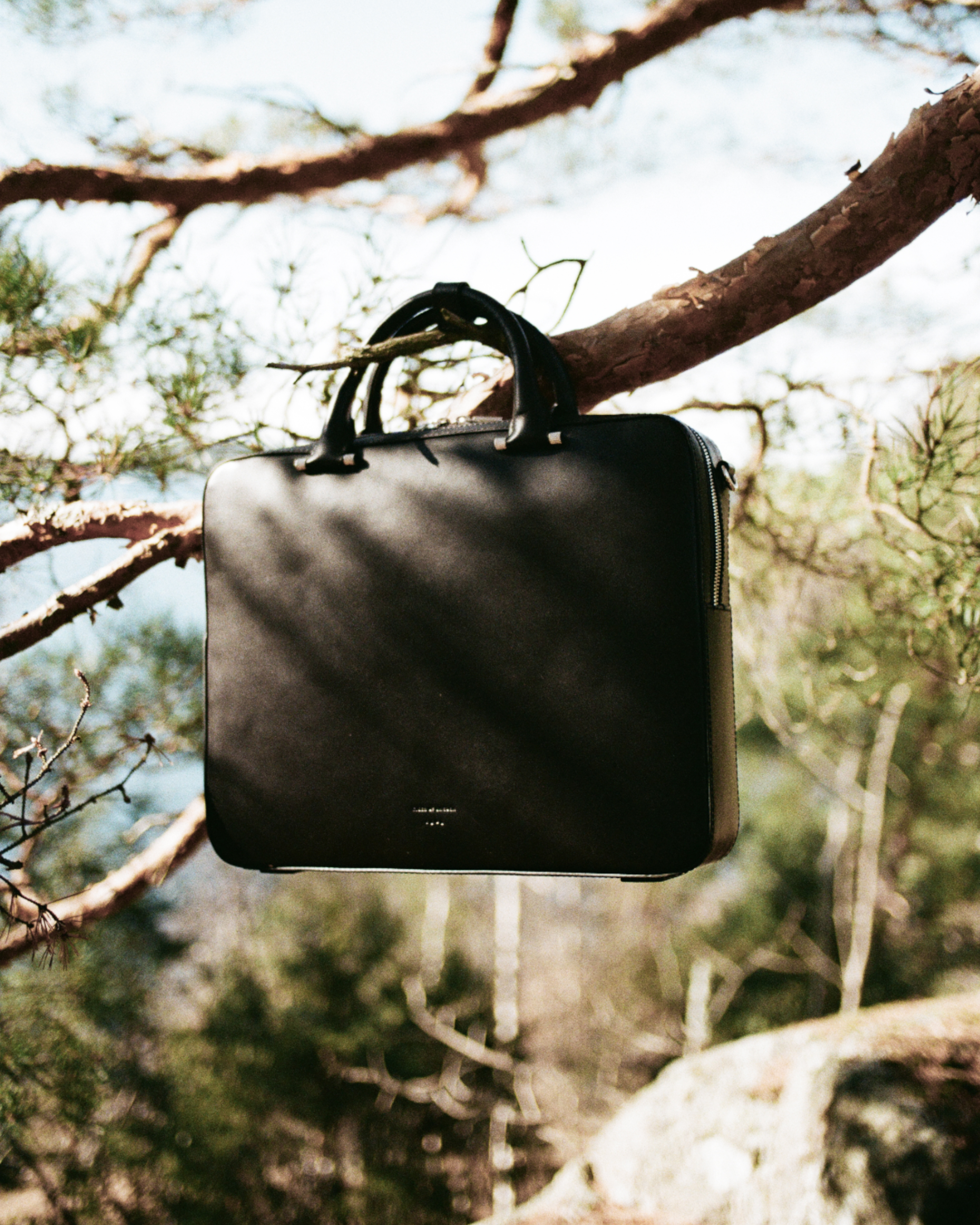 black computer bag