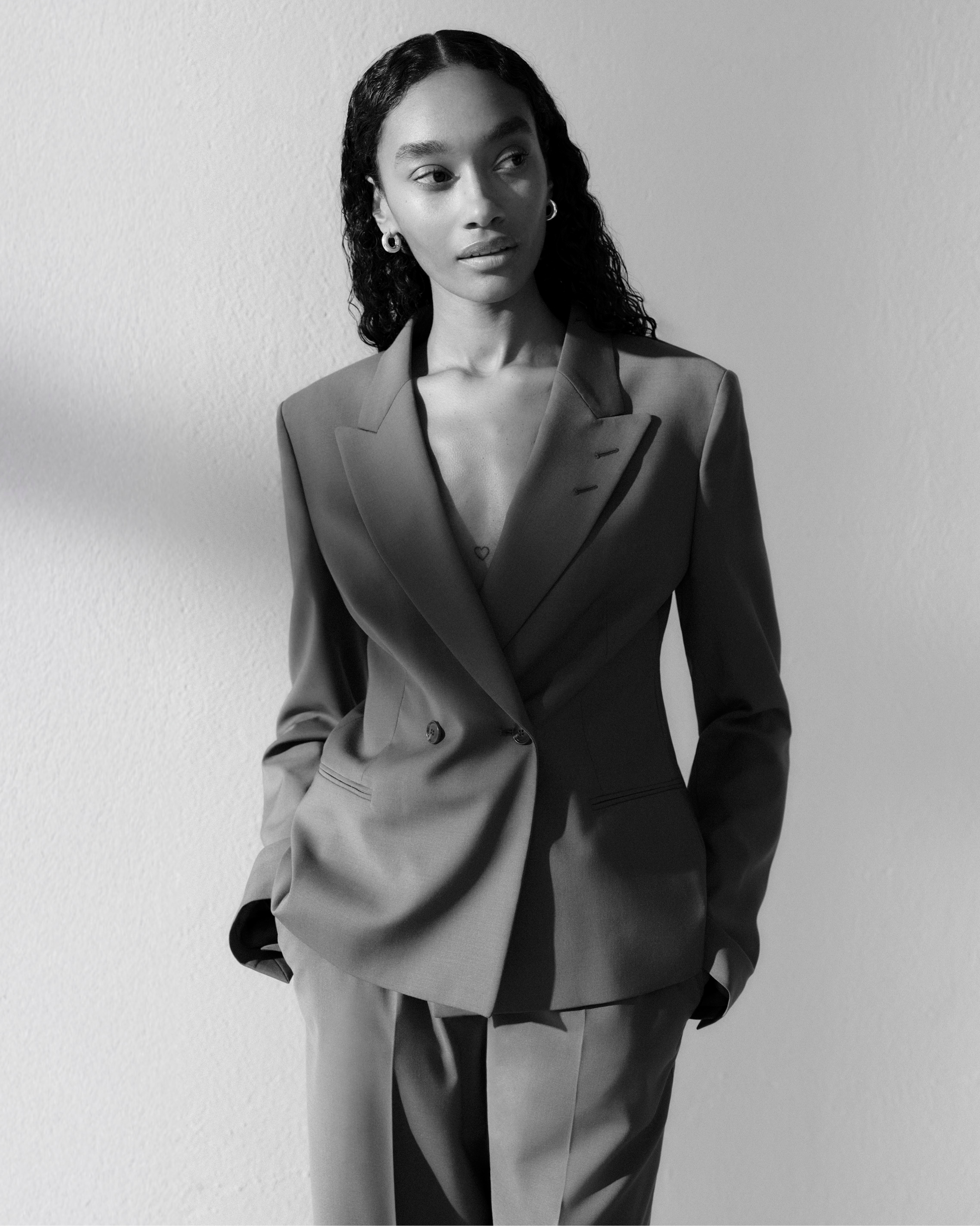 woman in suit