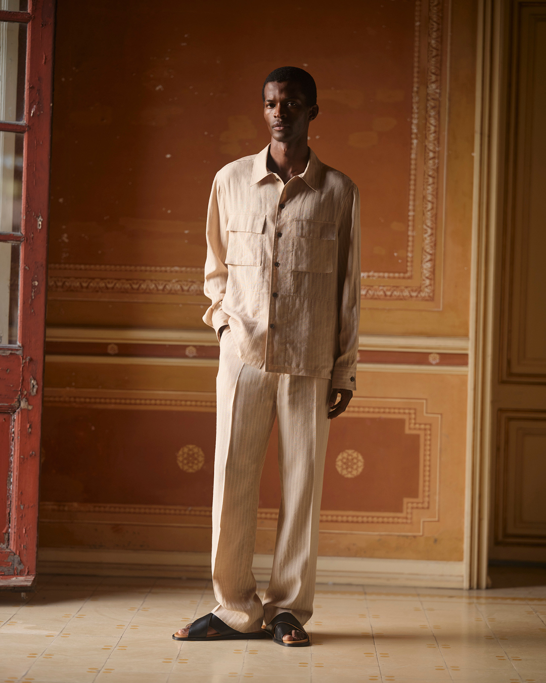 Guy in corduroy set