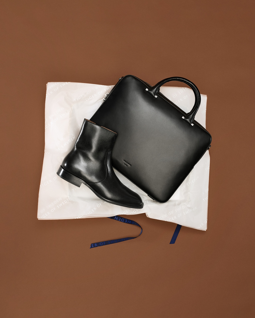 Tiger of Sweden Gift Guide - Black shoes, Bag & Briefcase