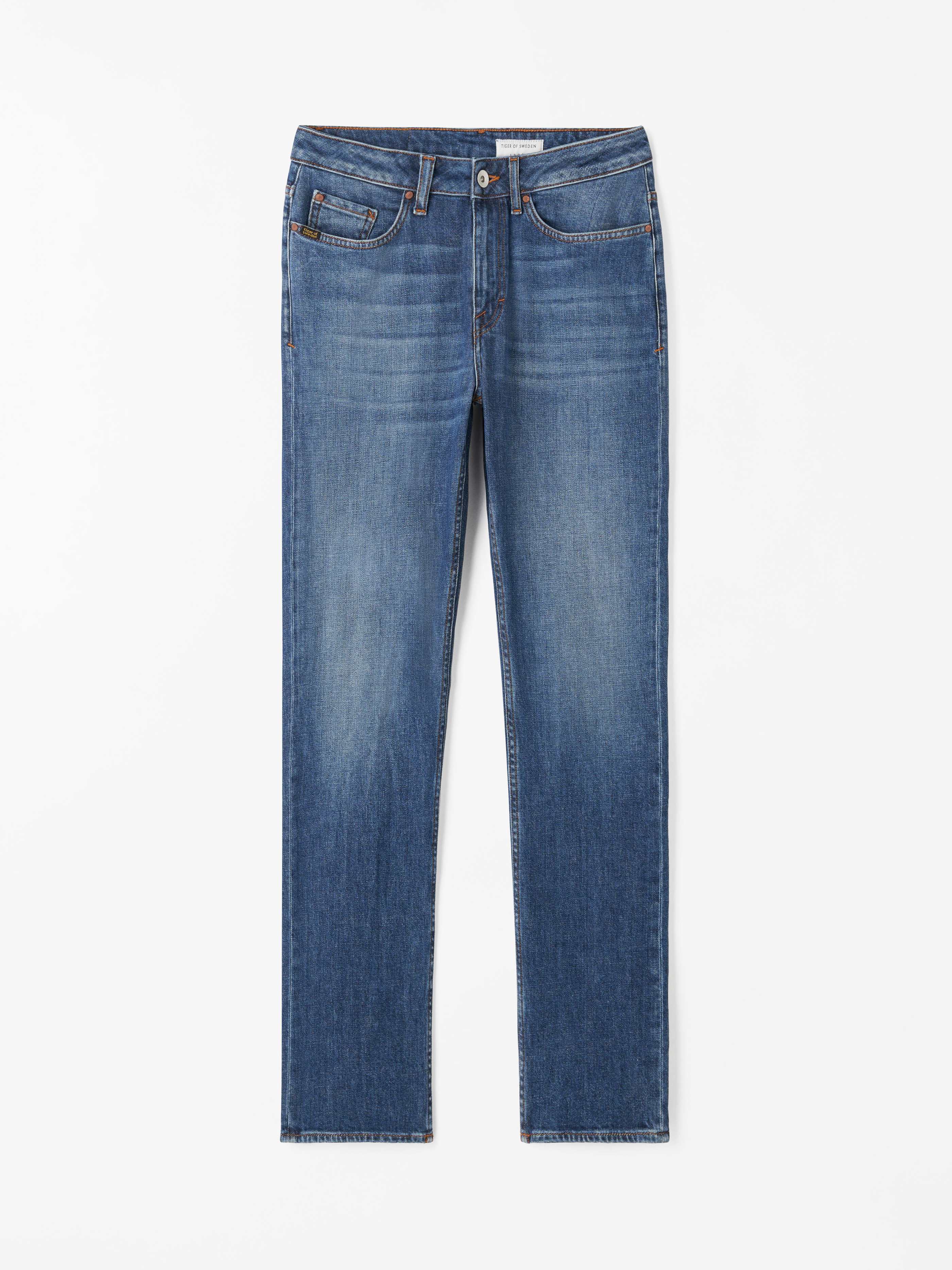 出産祝いなども豊富 タイガー オブ スウェーデン レディース デニムパンツ ボトムス MEG Slim fit jeans ecru denim 