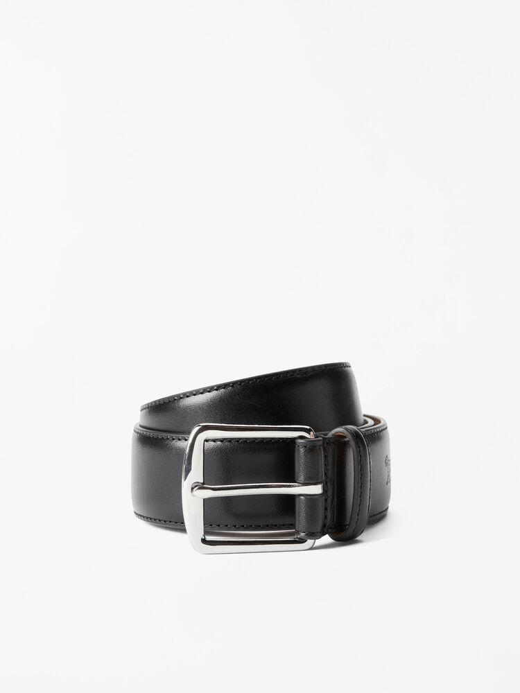 Tiger Of Sweden Borgholm Polished Leather Belt