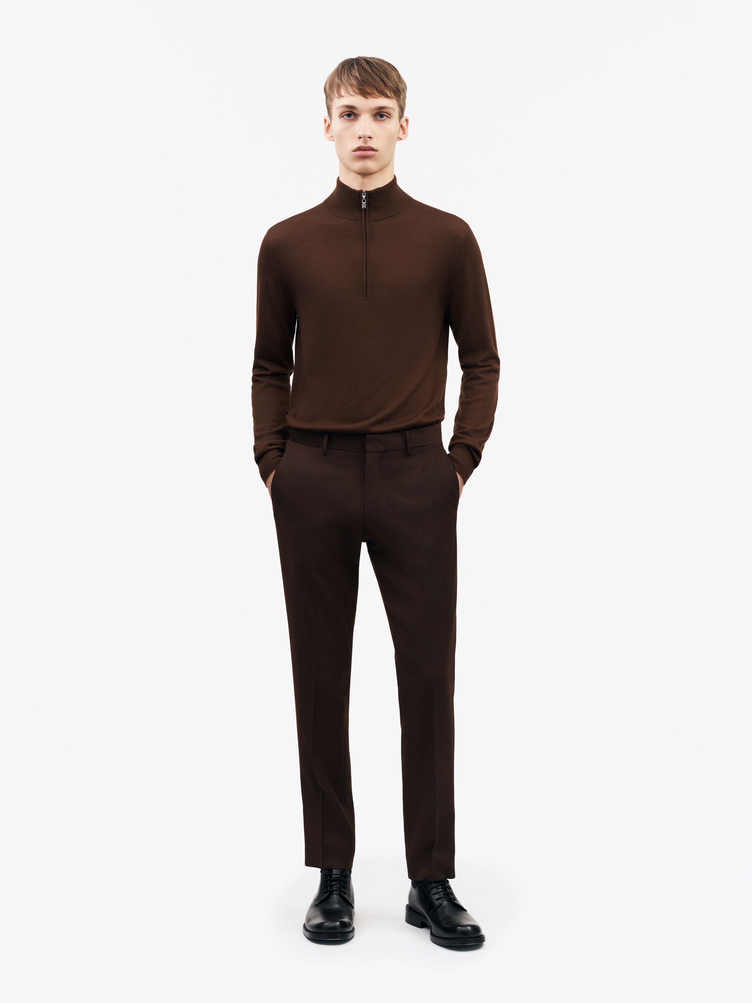 Tiger Of Sweden Erroll Sweater In Golden Copper