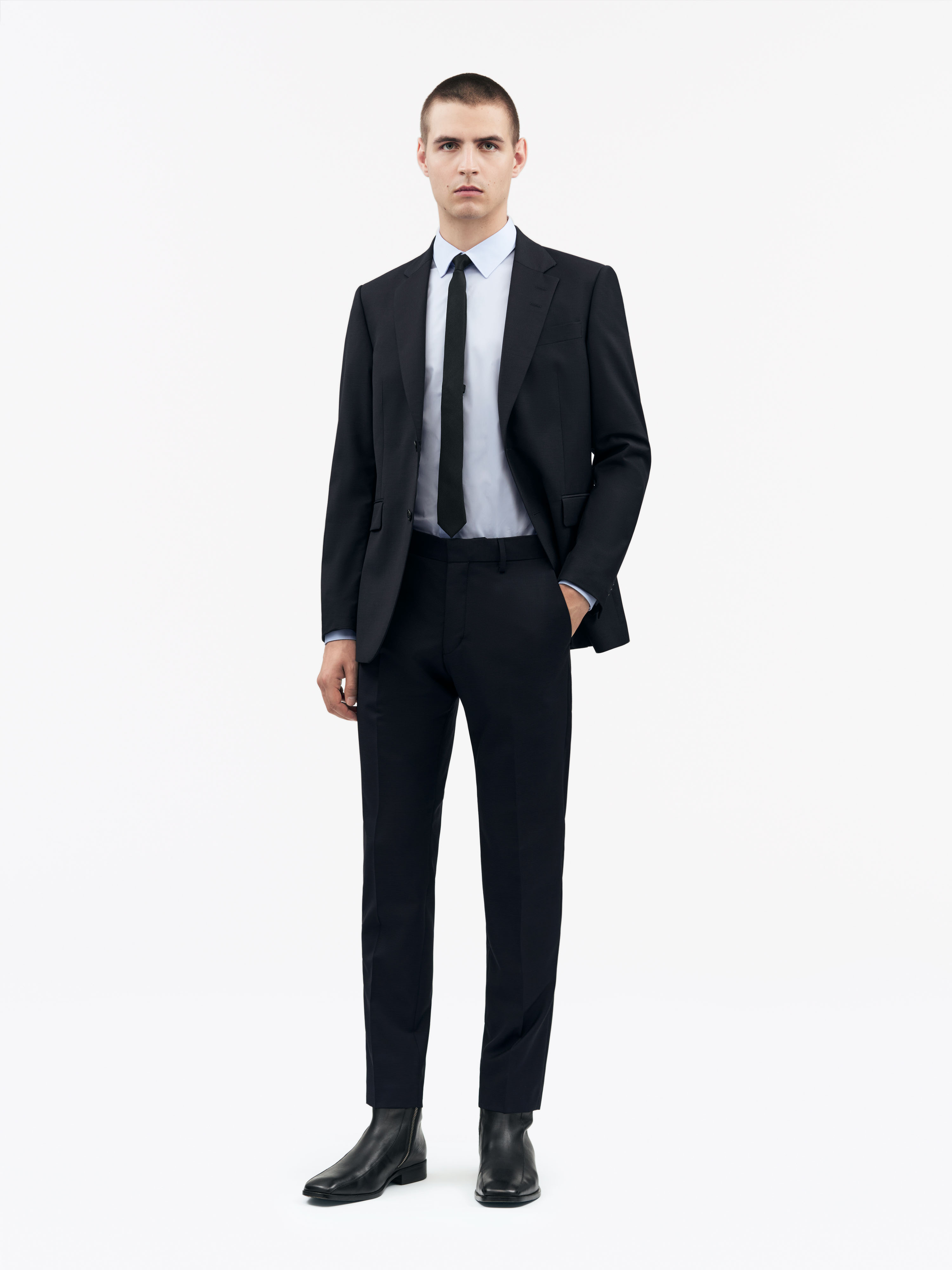 Tiger Of Sweden Tenuta Trousers In 284 Light Ink