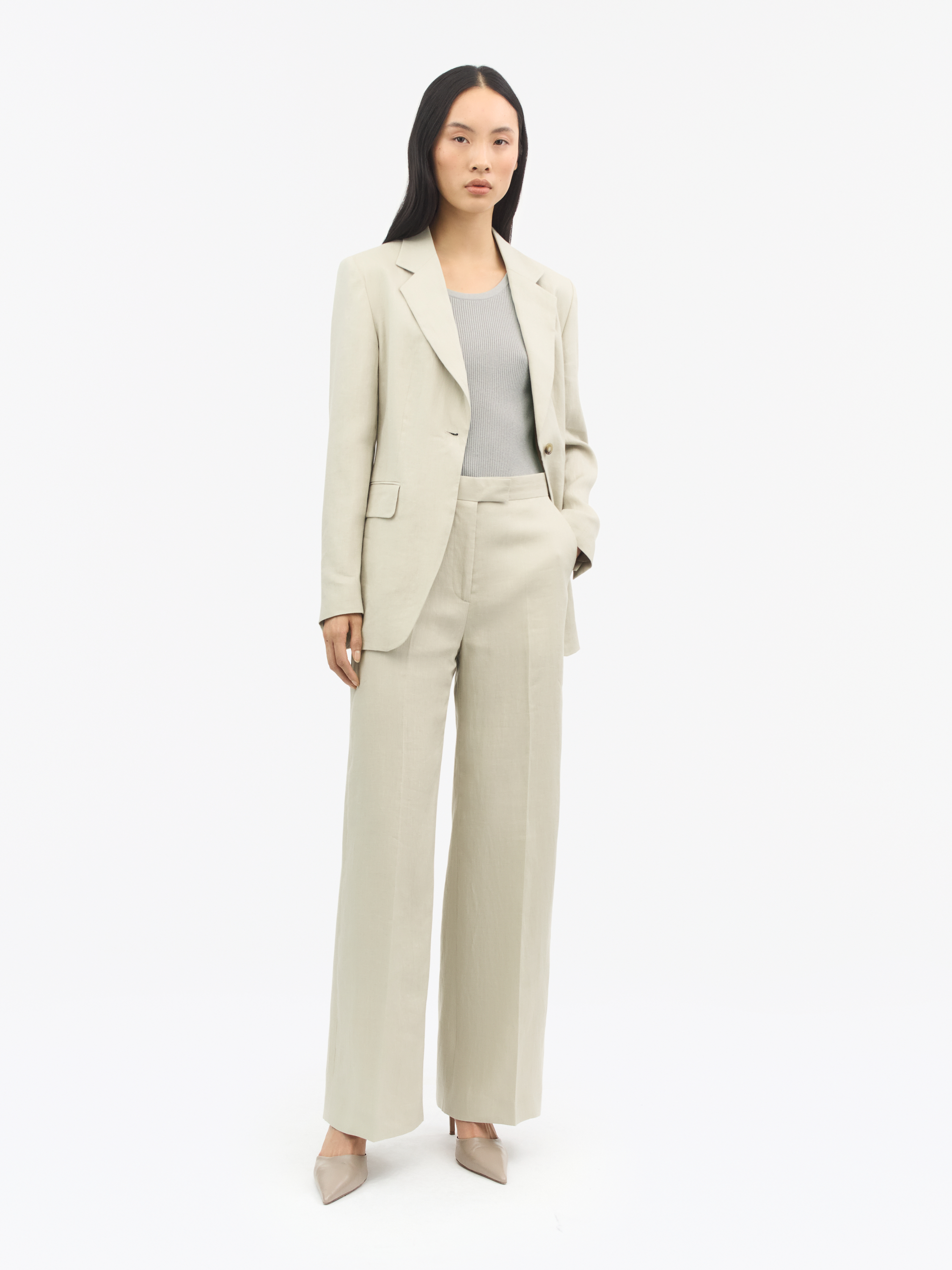 Tiger Of Sweden Irit Flared Leg Trousers