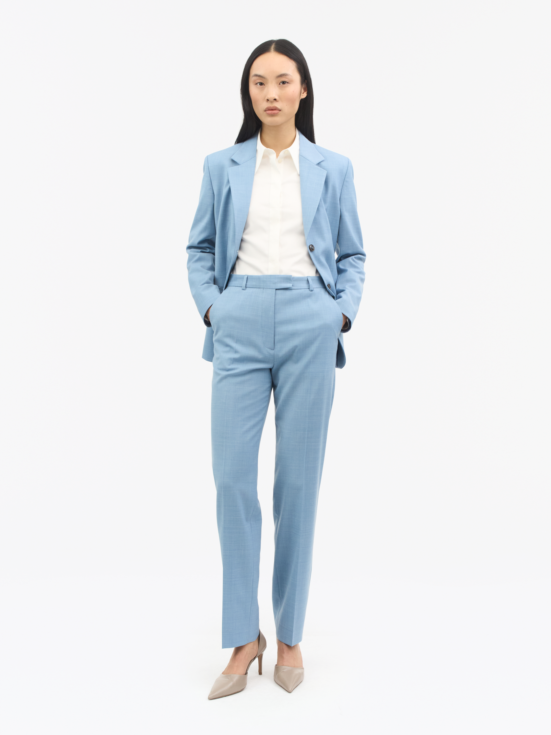 Tiger Of Sweden Eller Everyday Wool Blend Trousers