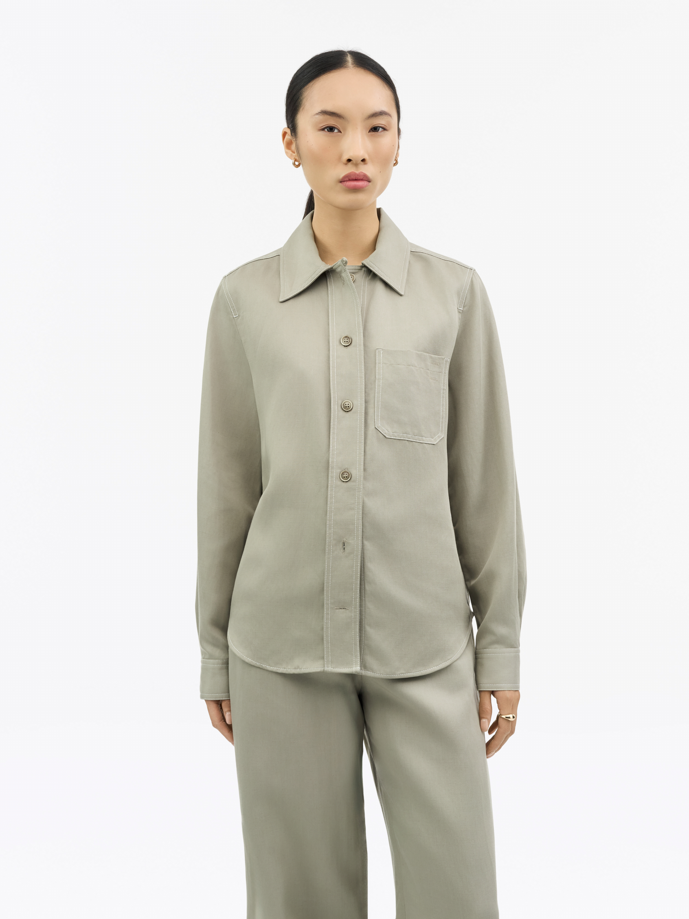 Coline Linen Blend Shirt