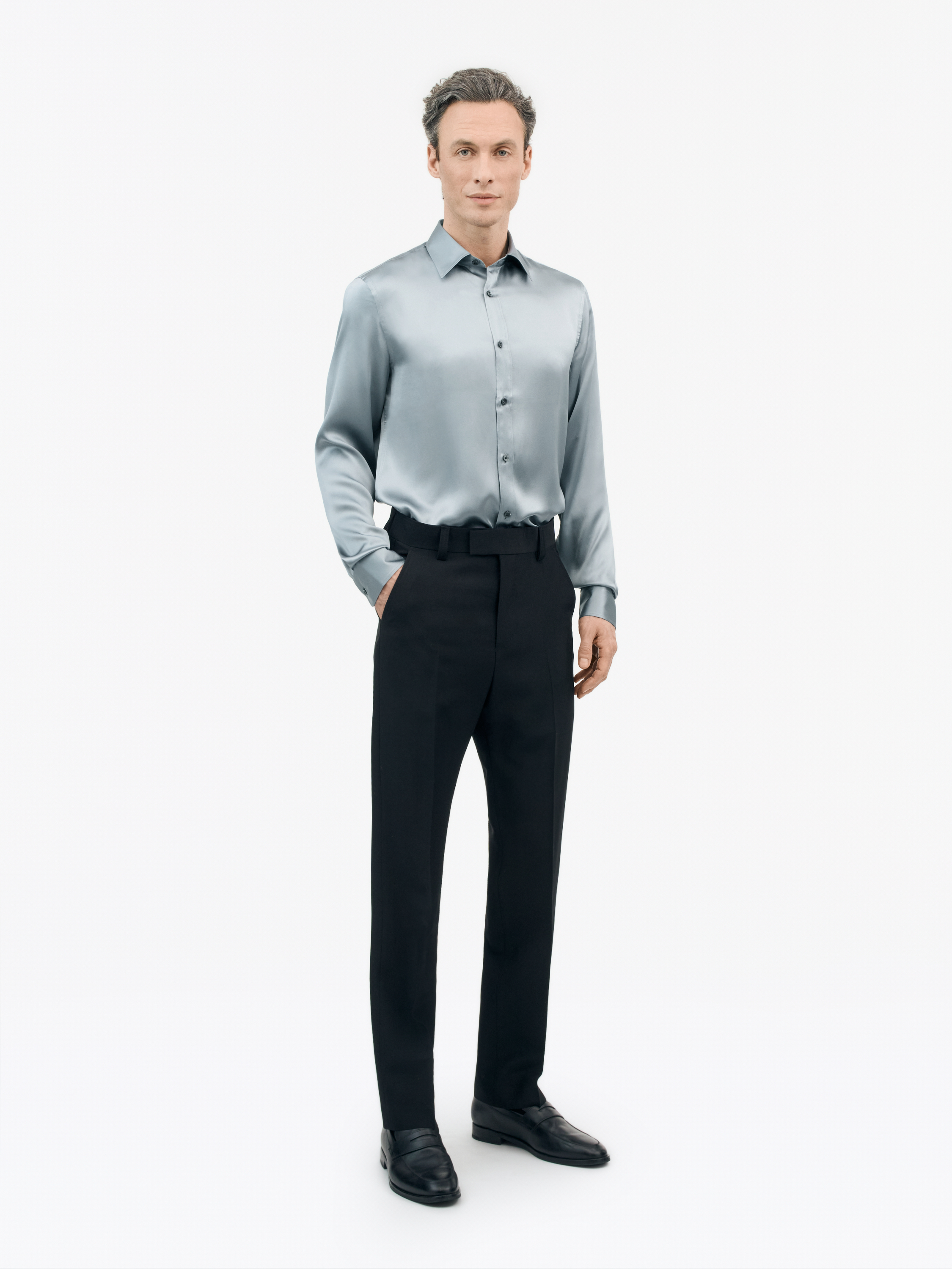 Tiger Of Sweden Lowan Regular-fit Seidenhemd