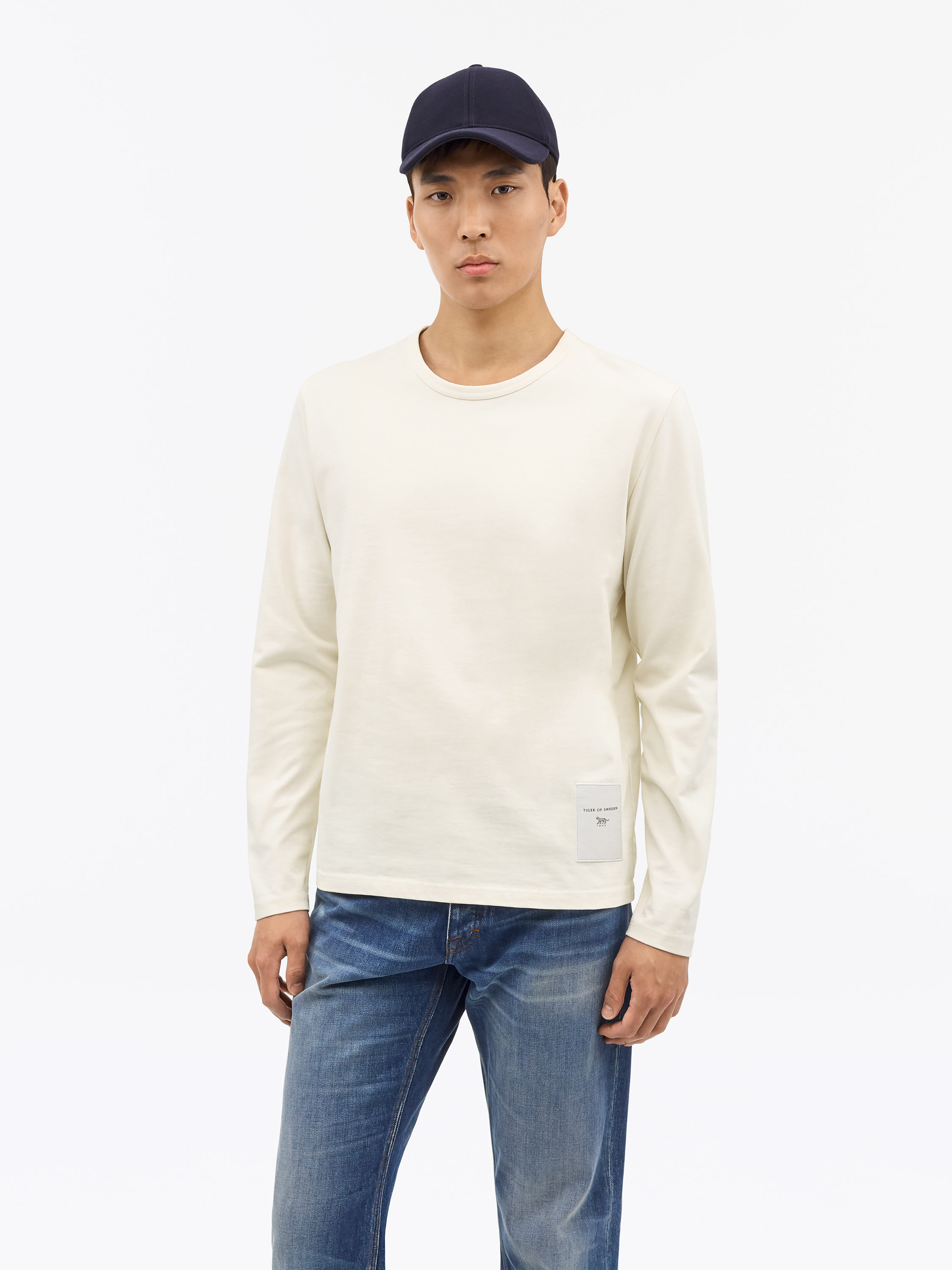 Tiger Of Sweden Jake Boxy Longsleeved T-shirt In Multi