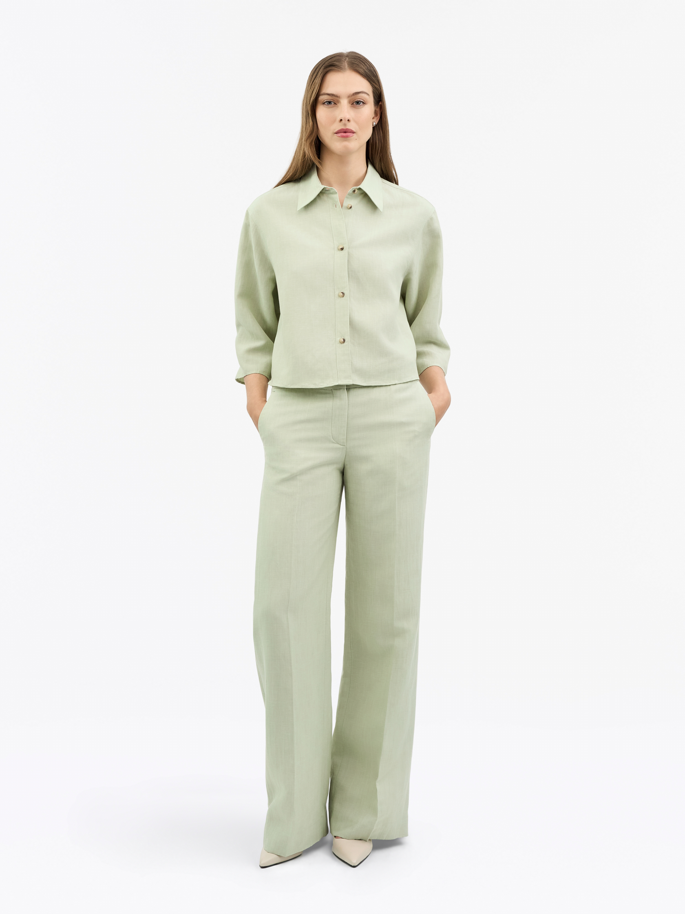 Irit Linen Blend Trousers