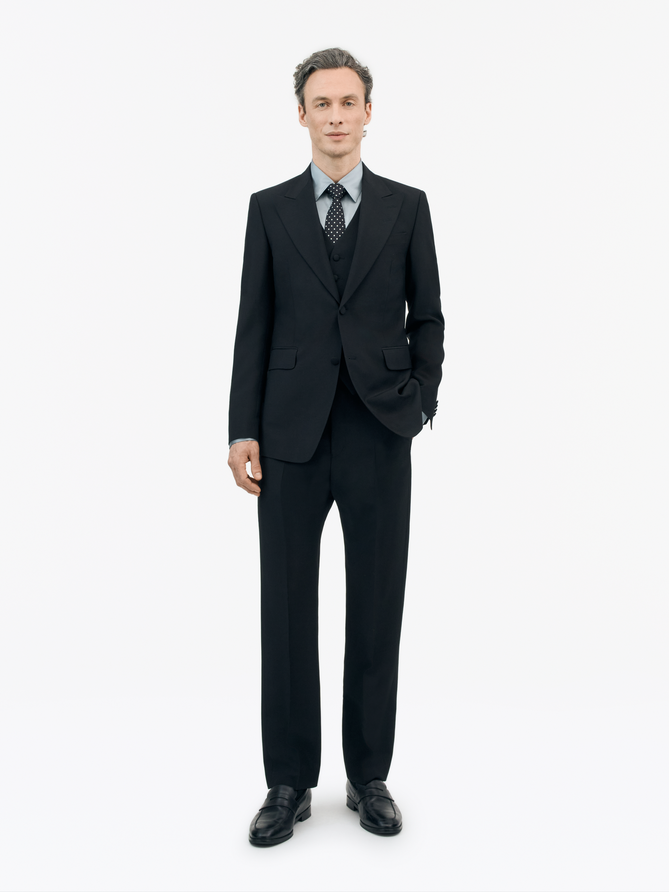 Tiger Of Sweden Jeffers Regular-fit Wool Blazer In Black