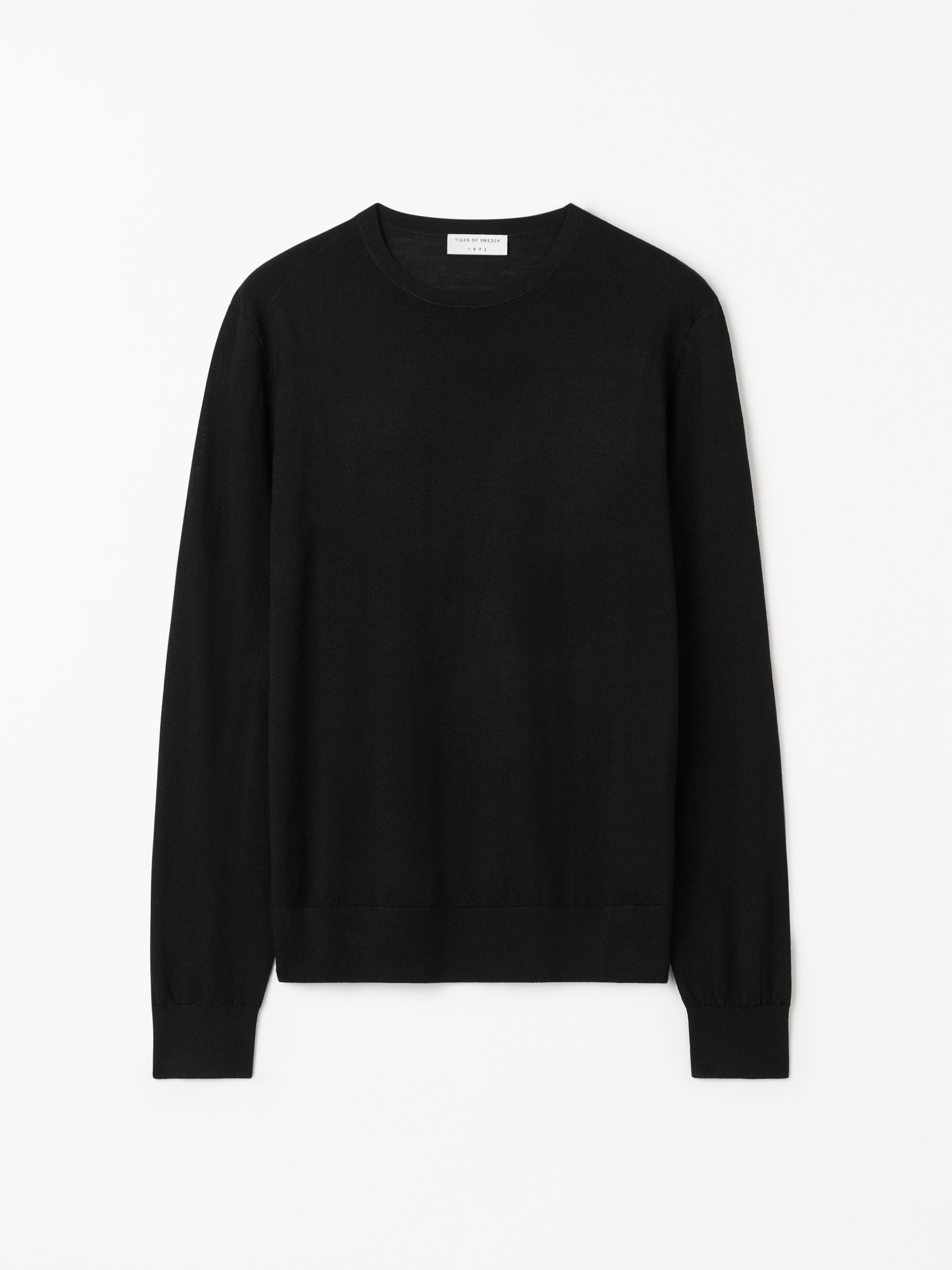Tiger Of Sweden Connor Merino Wool Sweater In Black