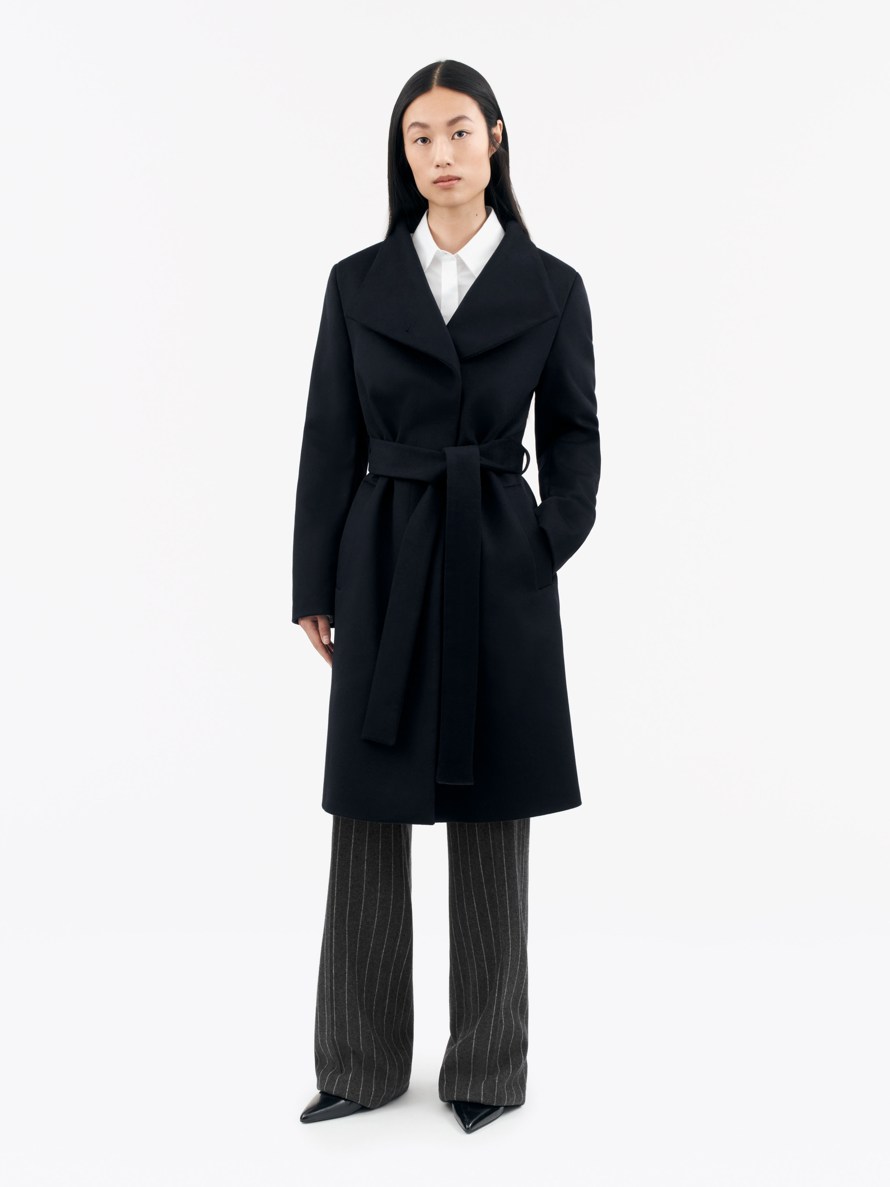 Tiger Of Sweden Cedrin Coat In 284 Light Ink