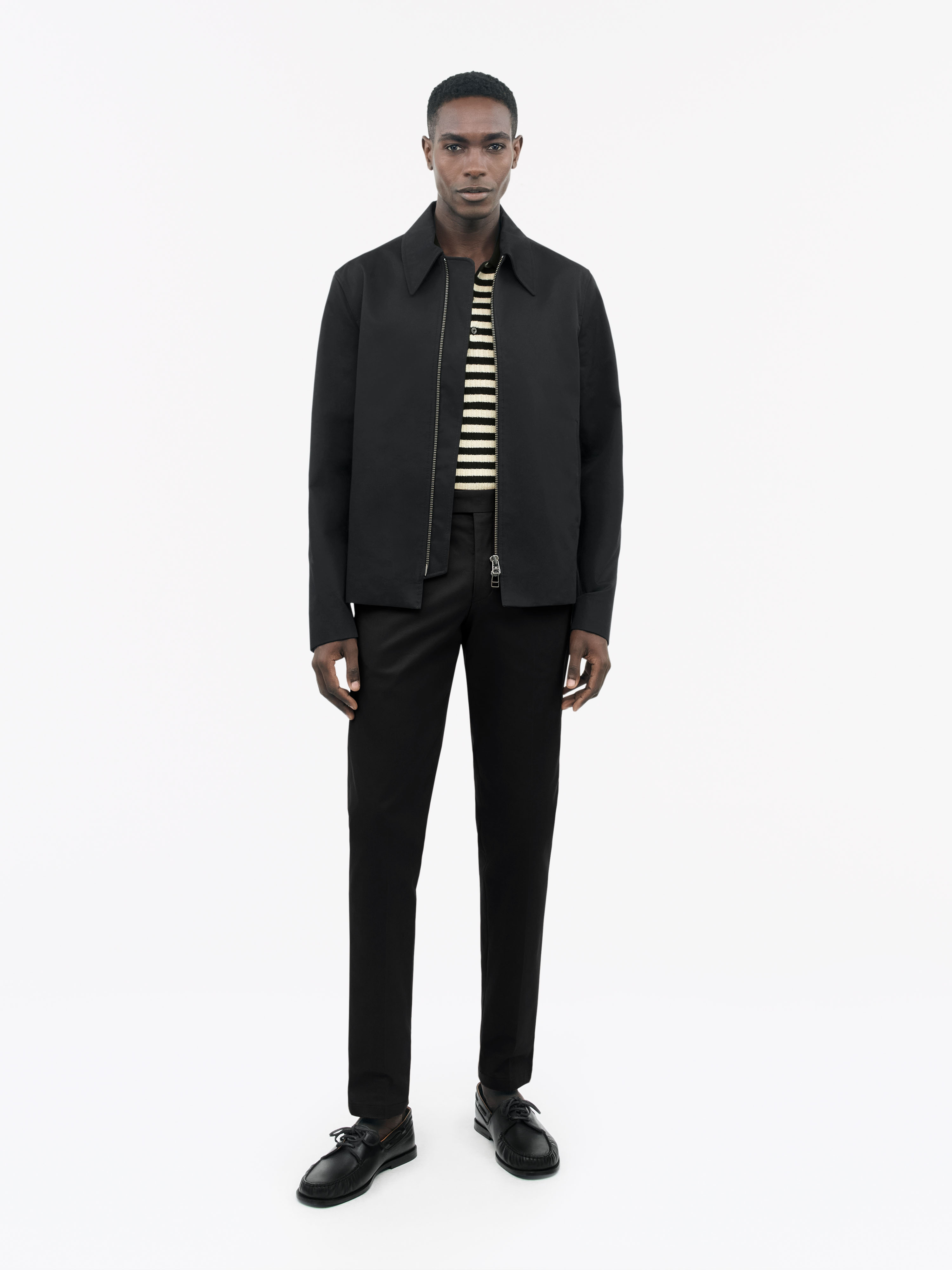 Tiger Of Sweden Tenuta C Cotton Chino Trousers In Black