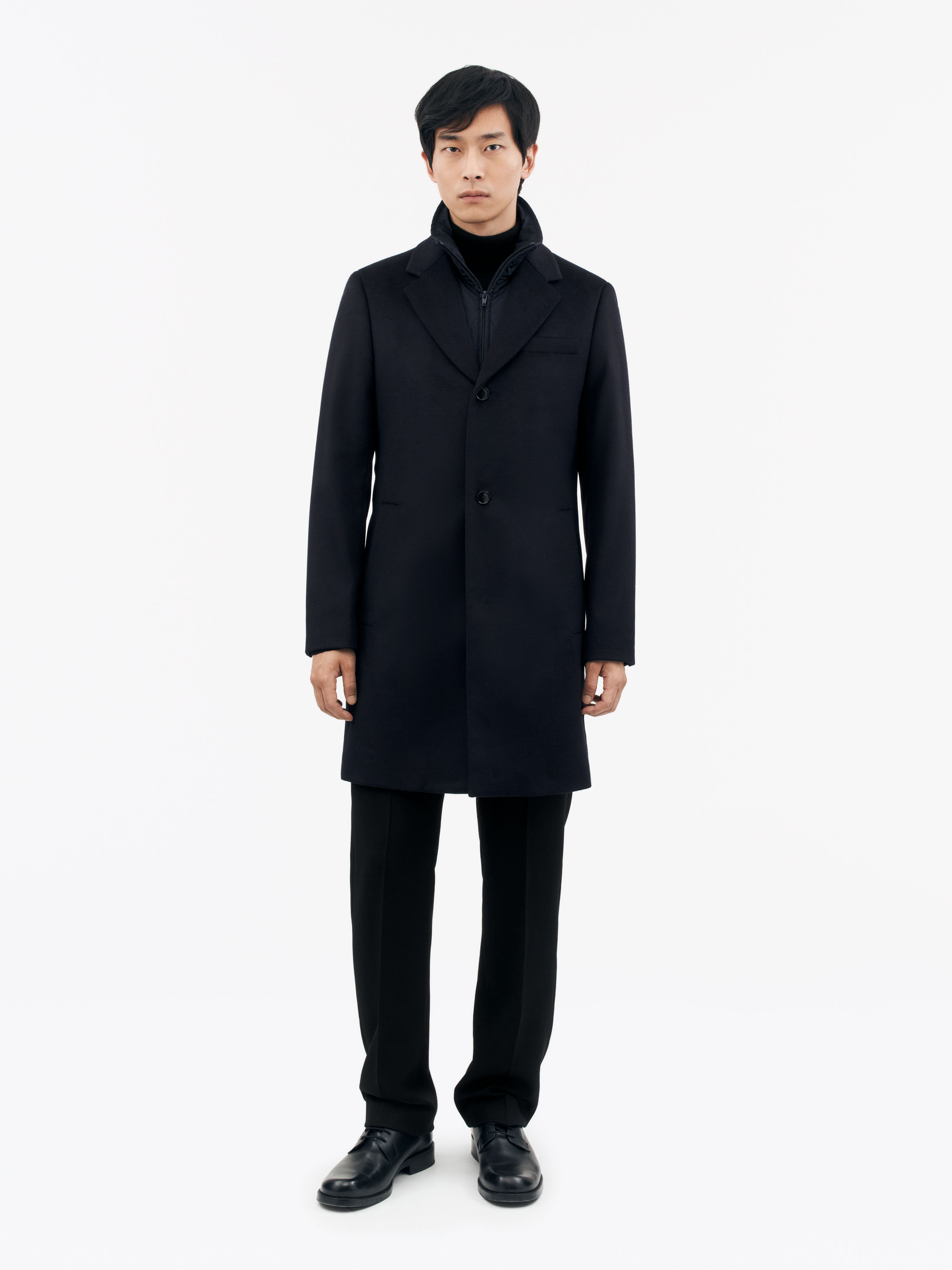 Tiger Of Sweden Finnan Coat In 284 Light Ink