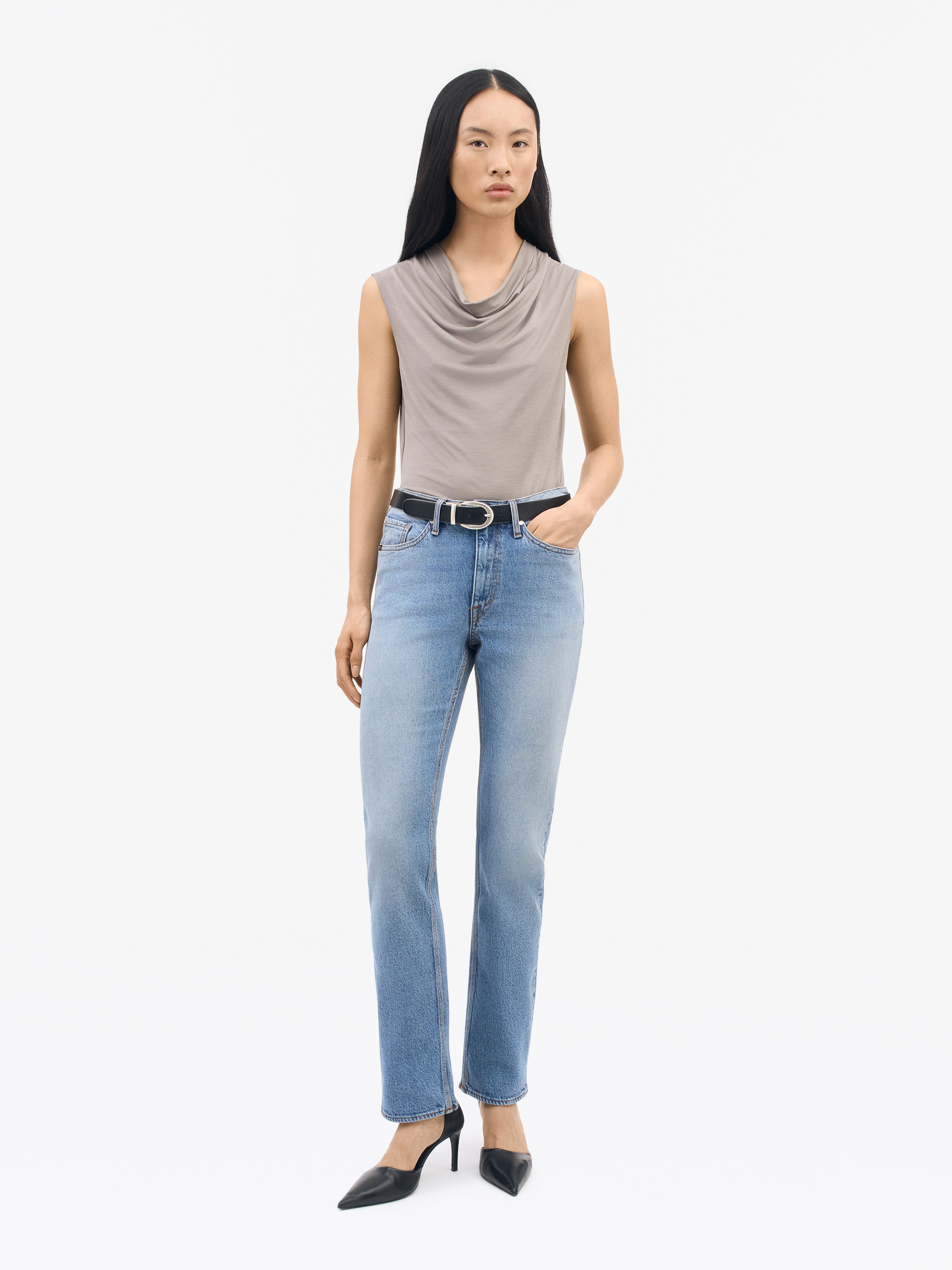 Jela Cowl-Neck Top - image