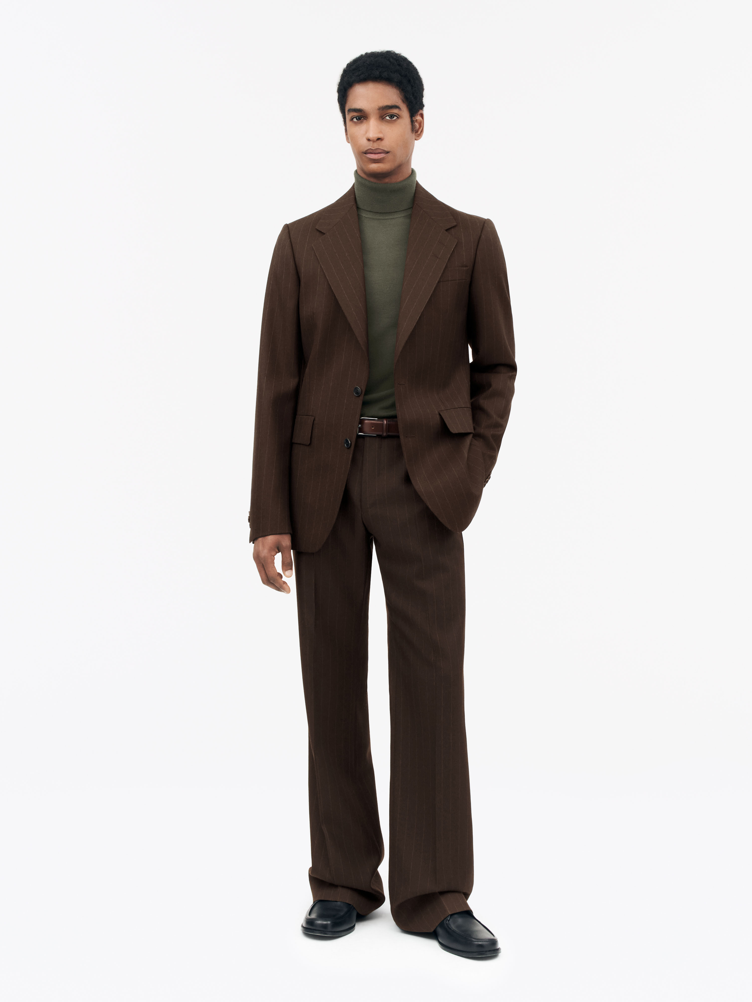 Tiger Of Sweden Tyler Trousers In Dark Chokolate