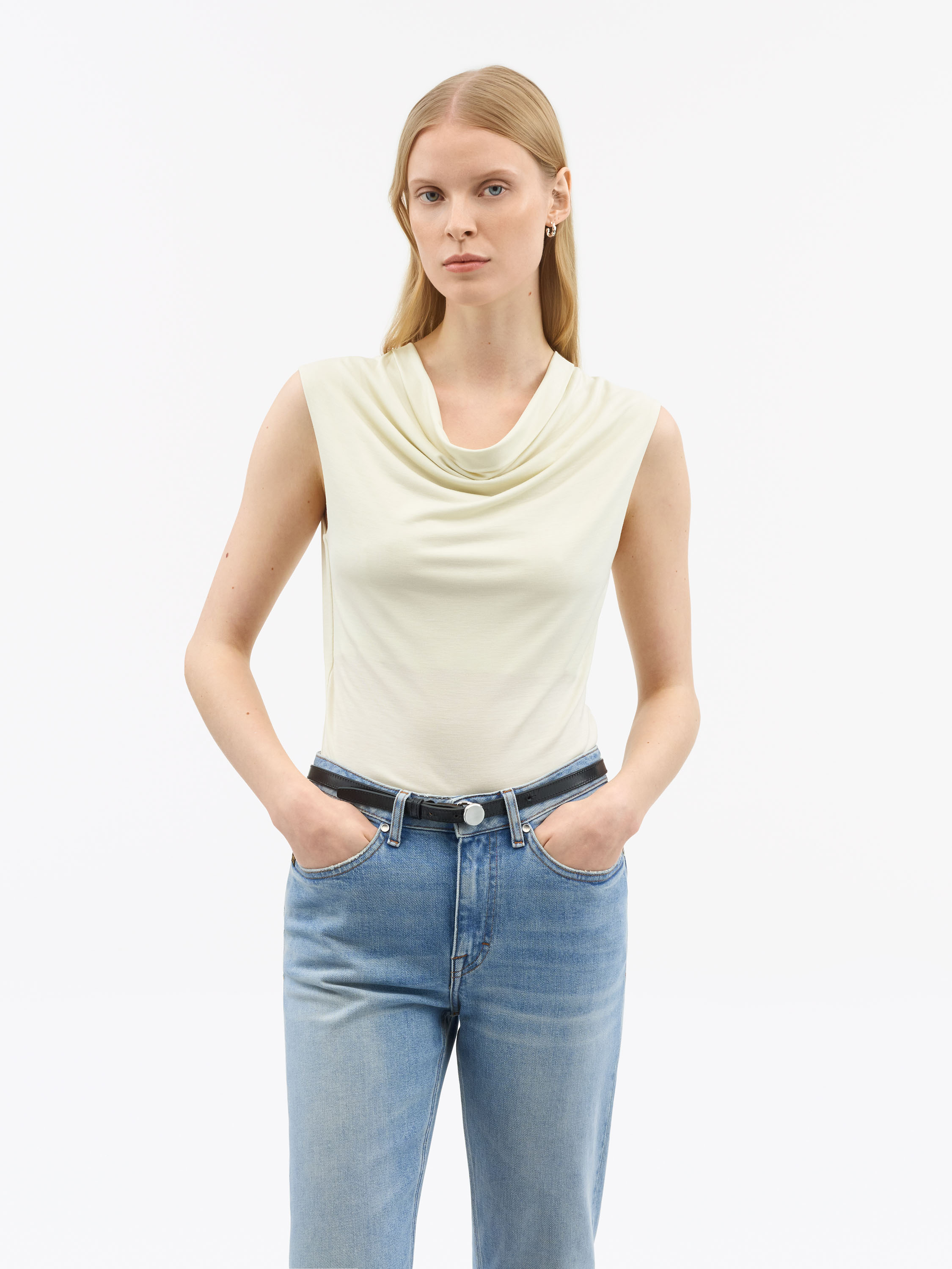 Jela Cowl-Neck Top