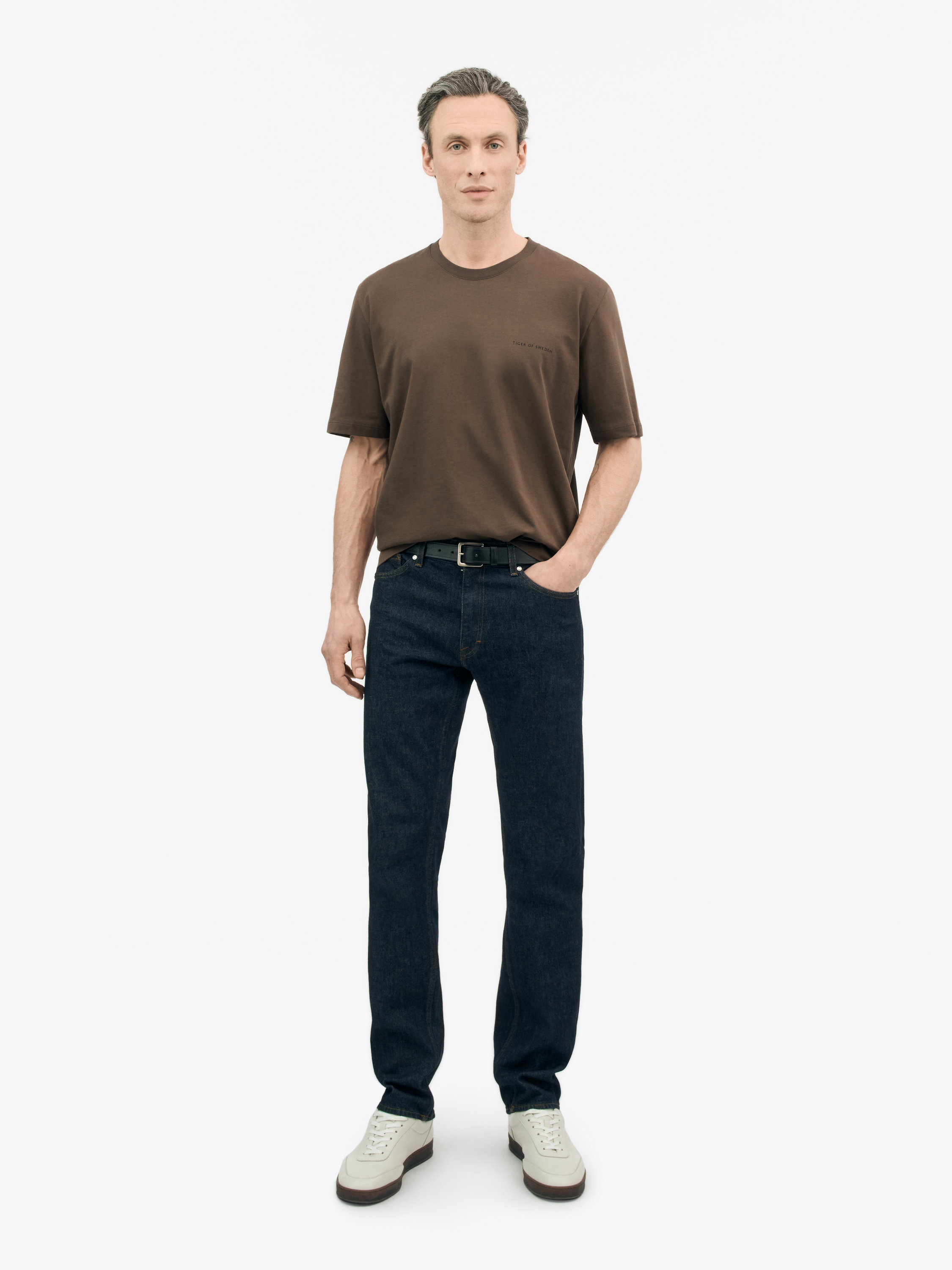 Tiger Of Sweden Profi-baumwoll-t-shirt