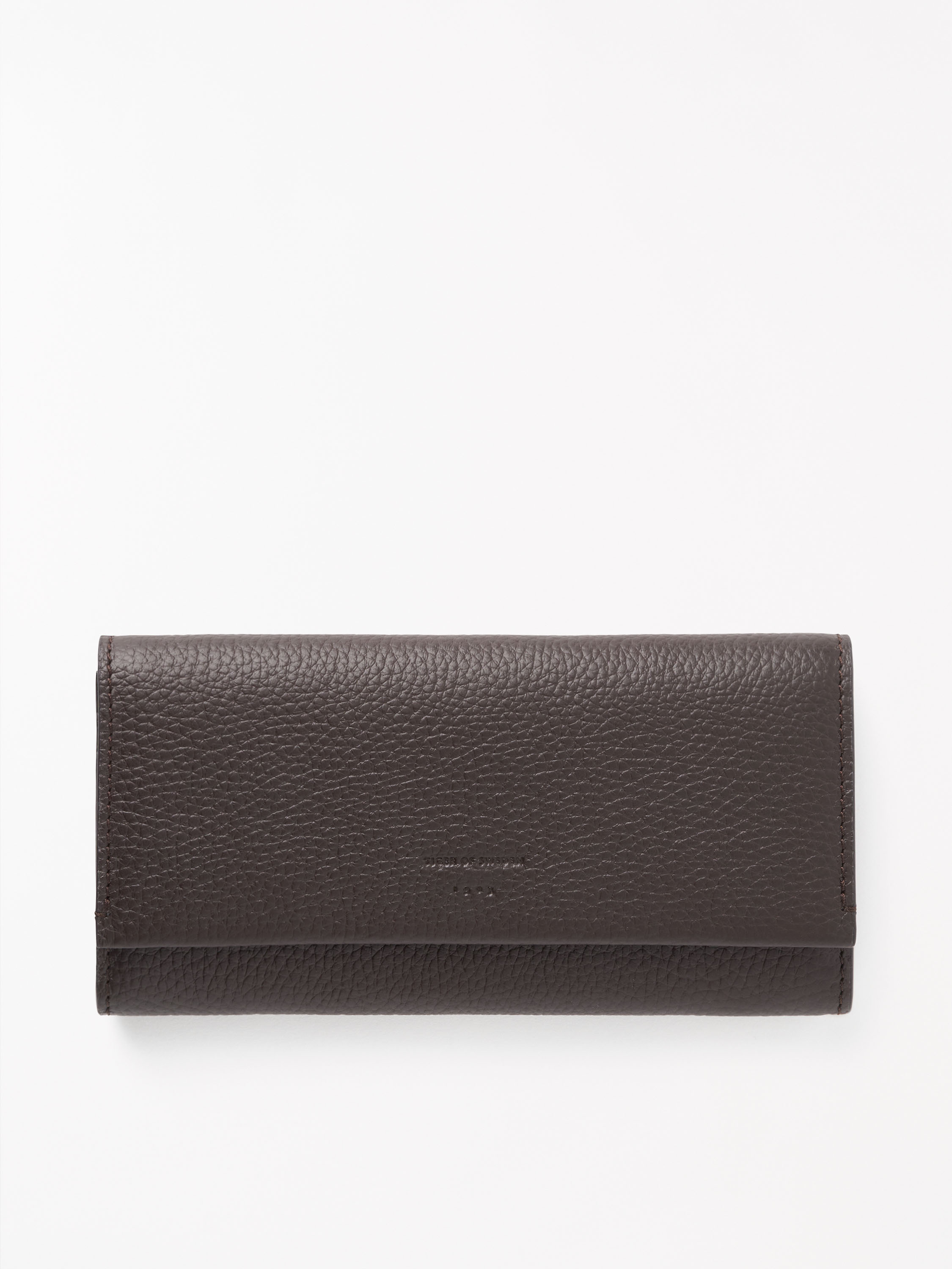 Tiger Of Sweden Maglia Small Leather Wallet In Brown