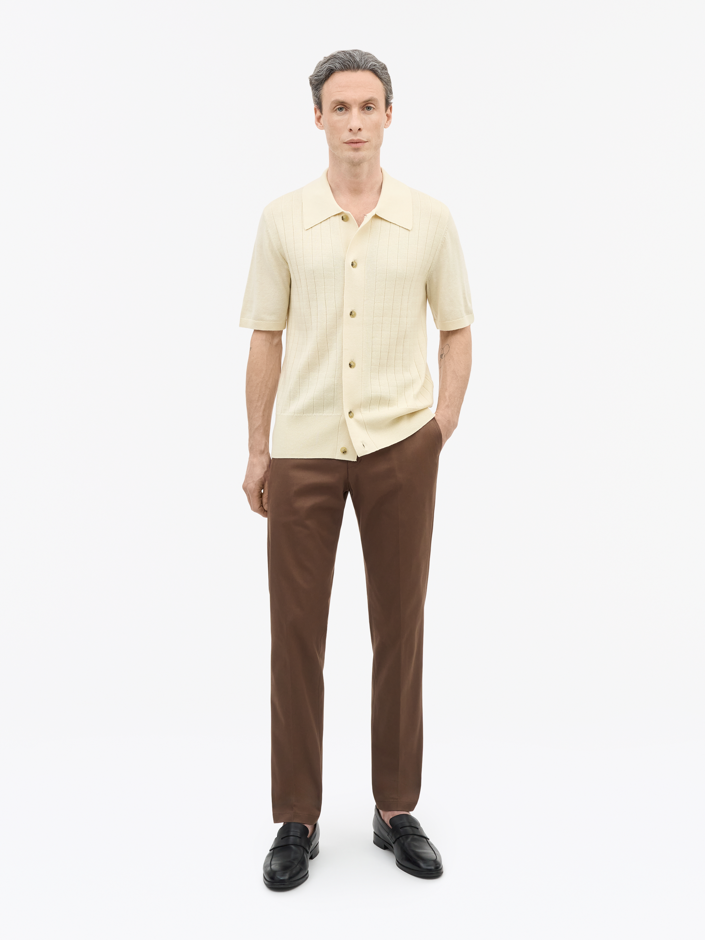 Tiger Of Sweden Araawen Fine-knit Polo