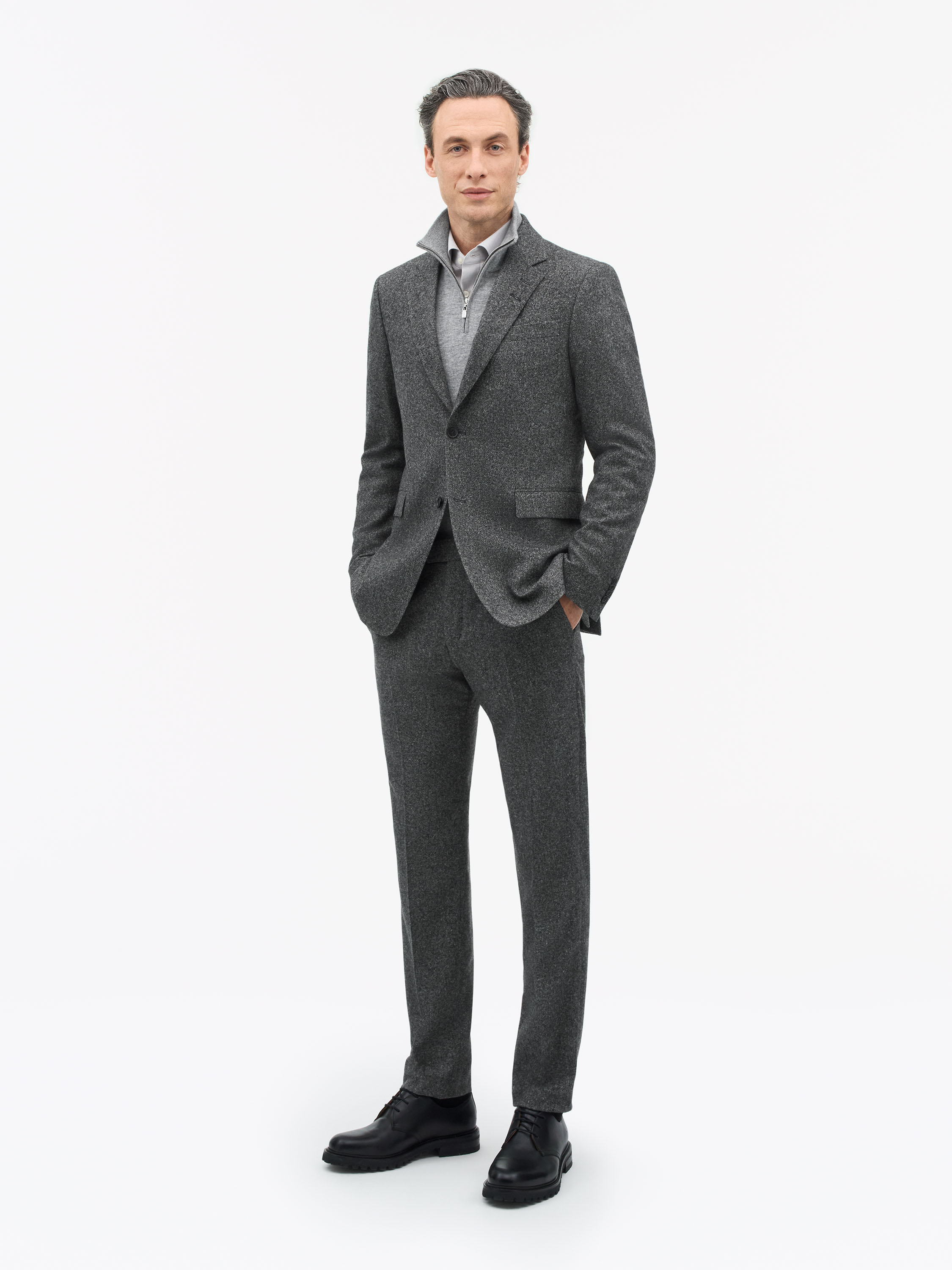 Tiger Of Sweden Justin Classic Wool Jacket In Black