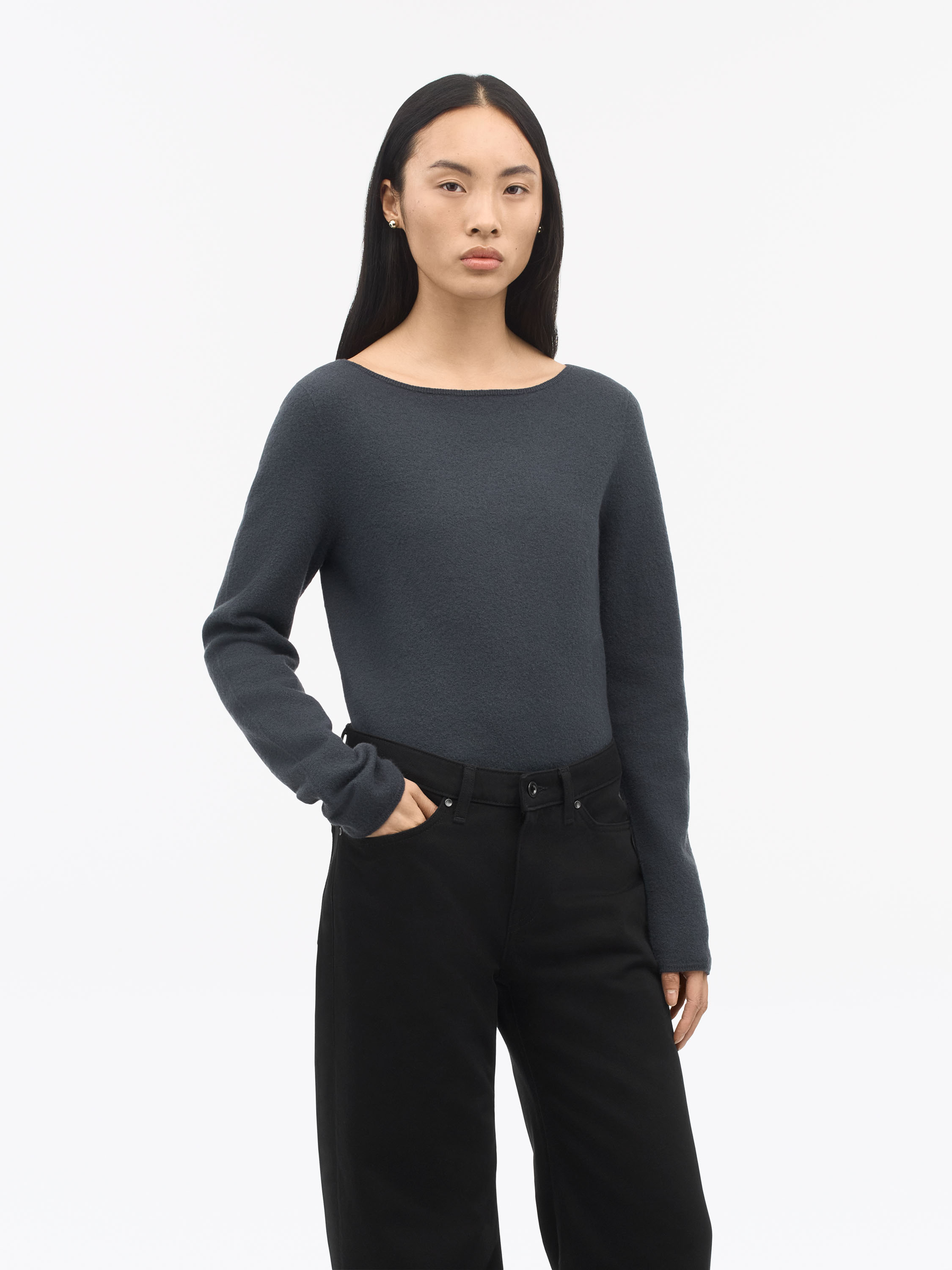 Tiger Of Sweden Dolore Rws Merino Pullover In Blue