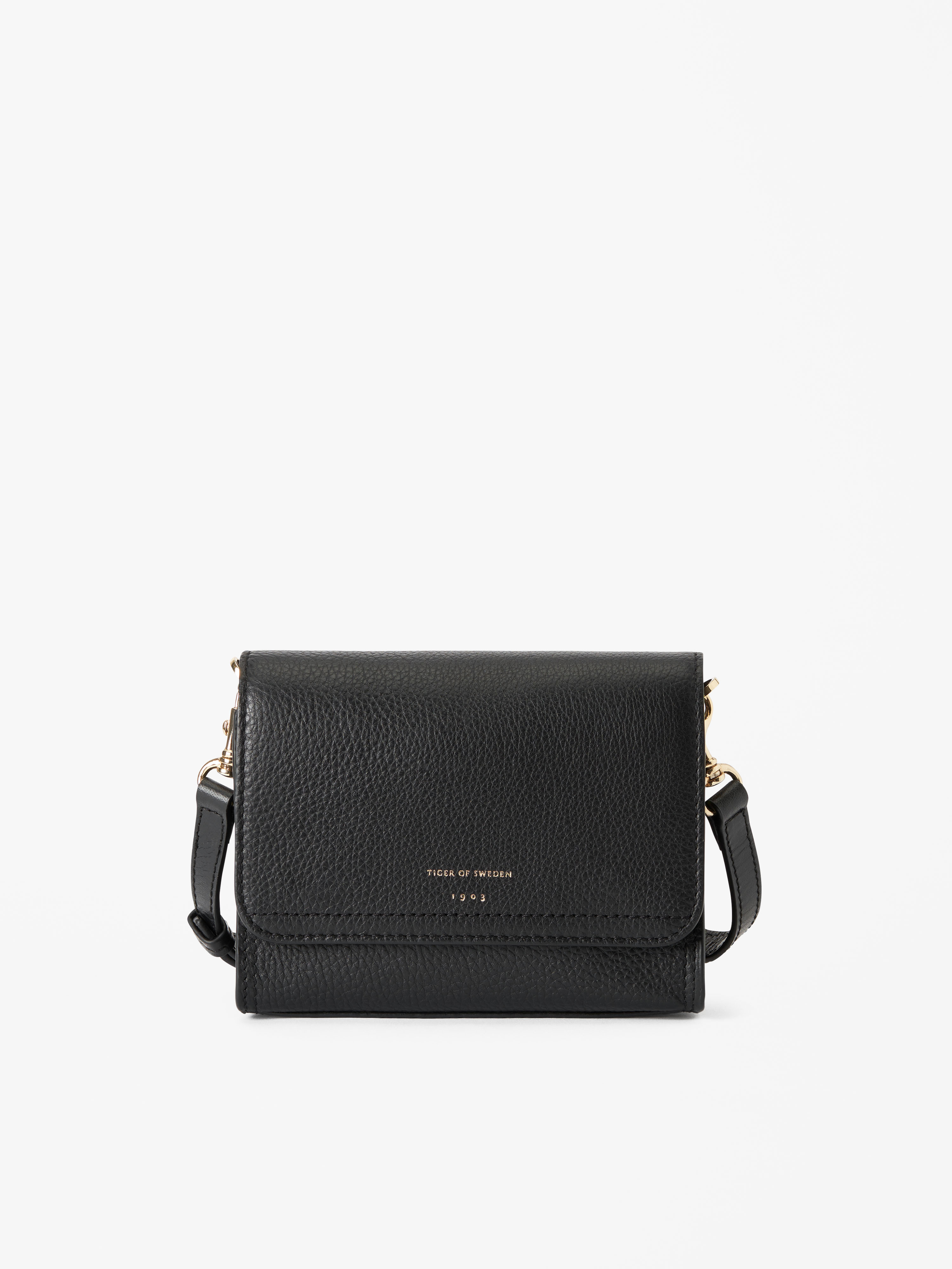 TIGER OF SWEDEN RAVEA CROSSBODY LEATHER BAG